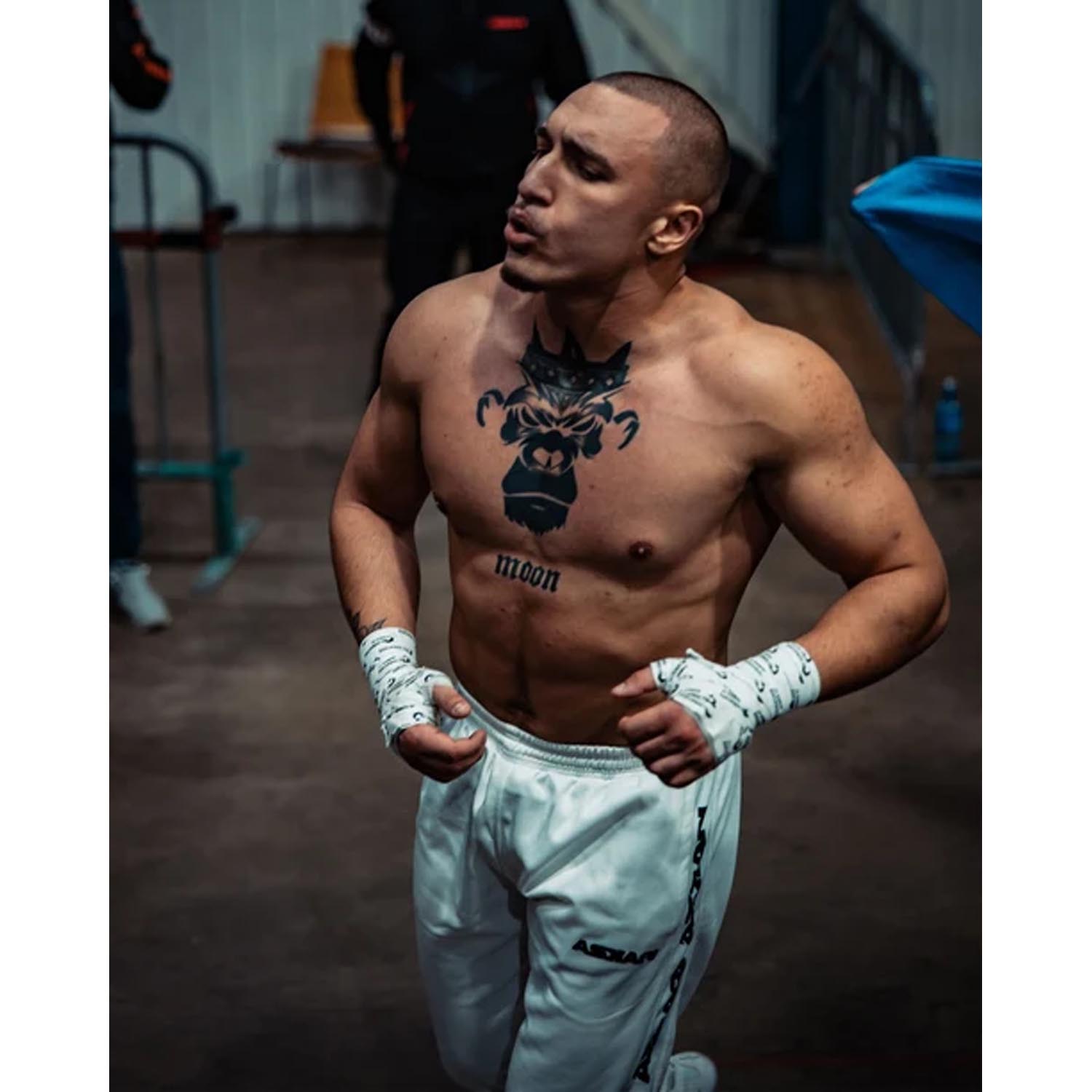 ASKARI Tracksuit, Ragnar, white-black, XXL