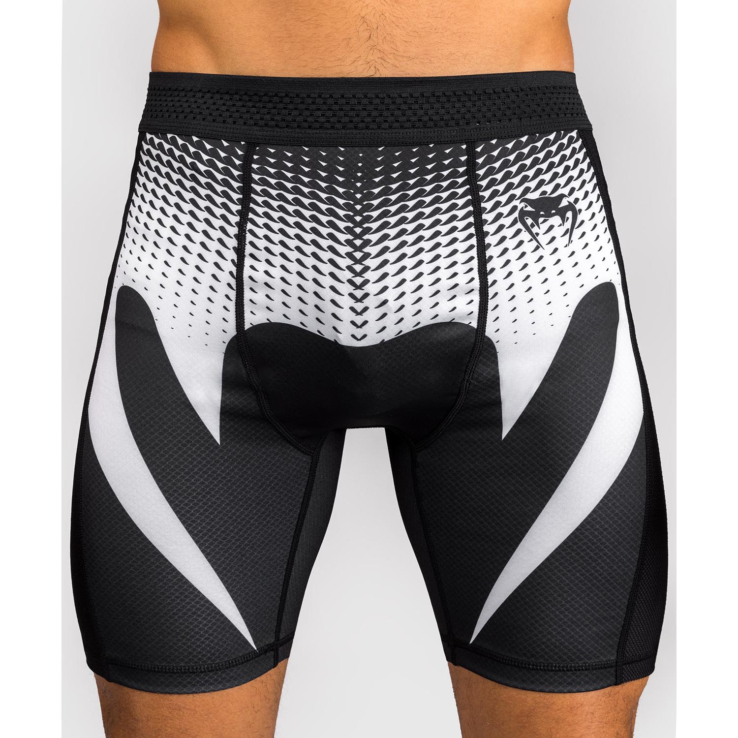 VENUM Compression Shorts, No Gi, black-white, XL