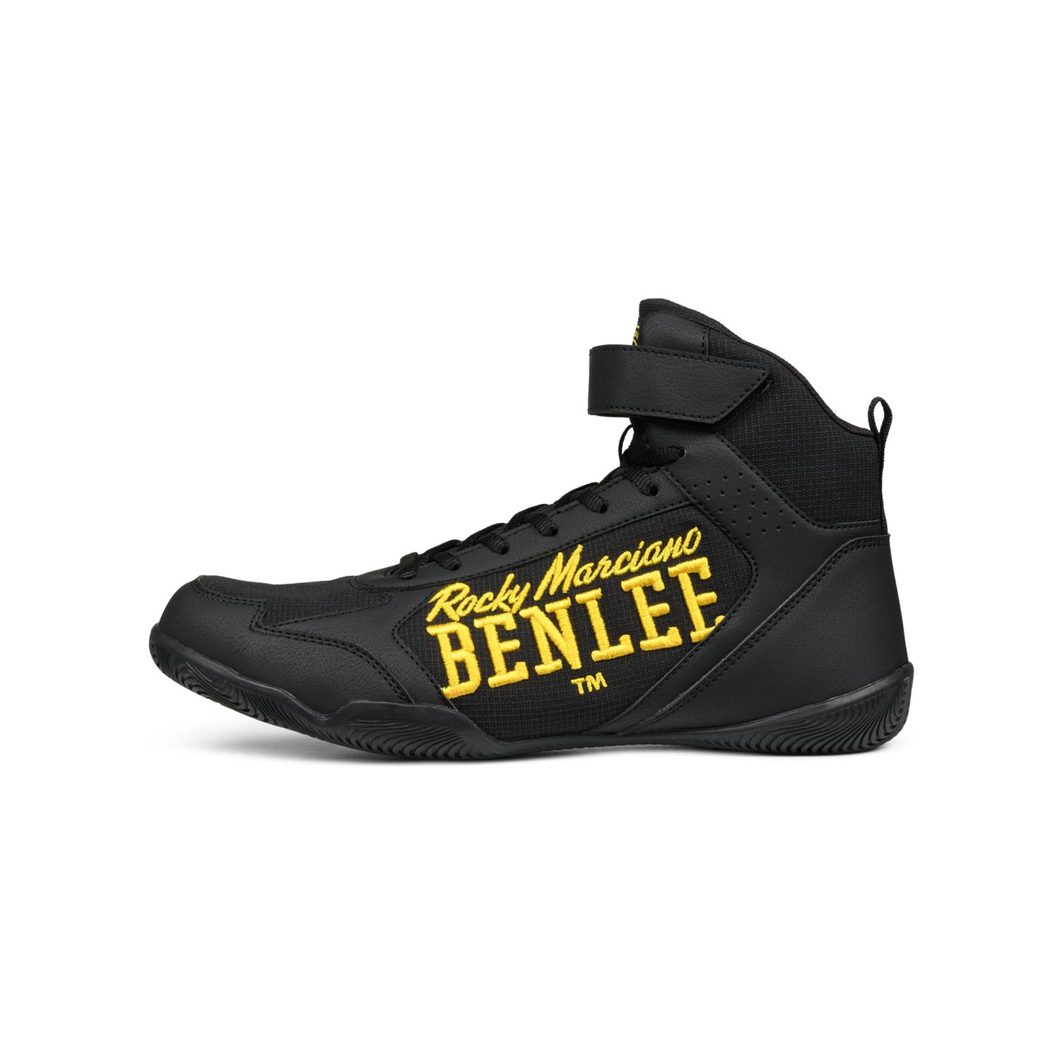 BENLEE Boxing Shoes, Edge, black-yellow, 41