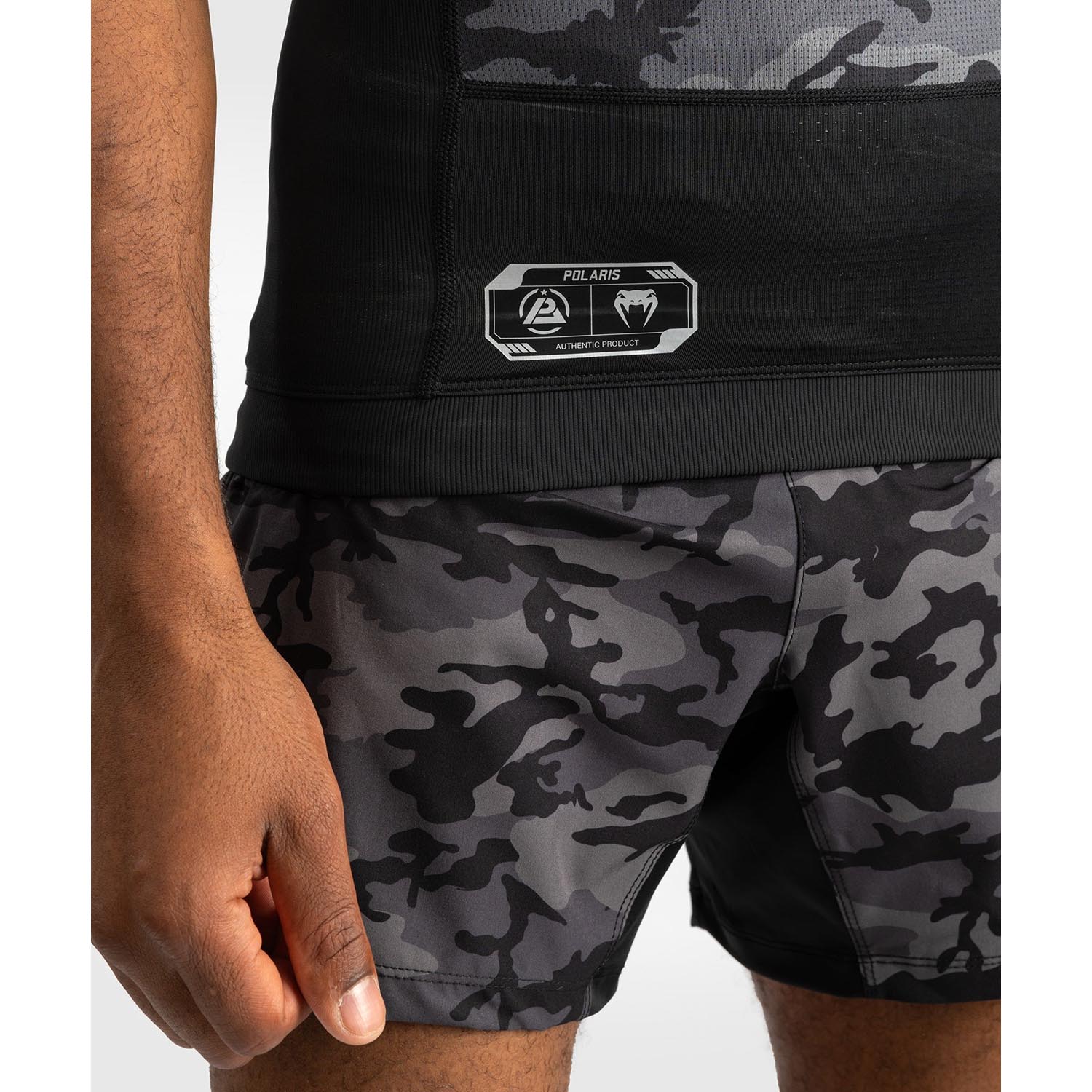 VENUM Rashguards, S/S, Polaris, black-grey, XXL