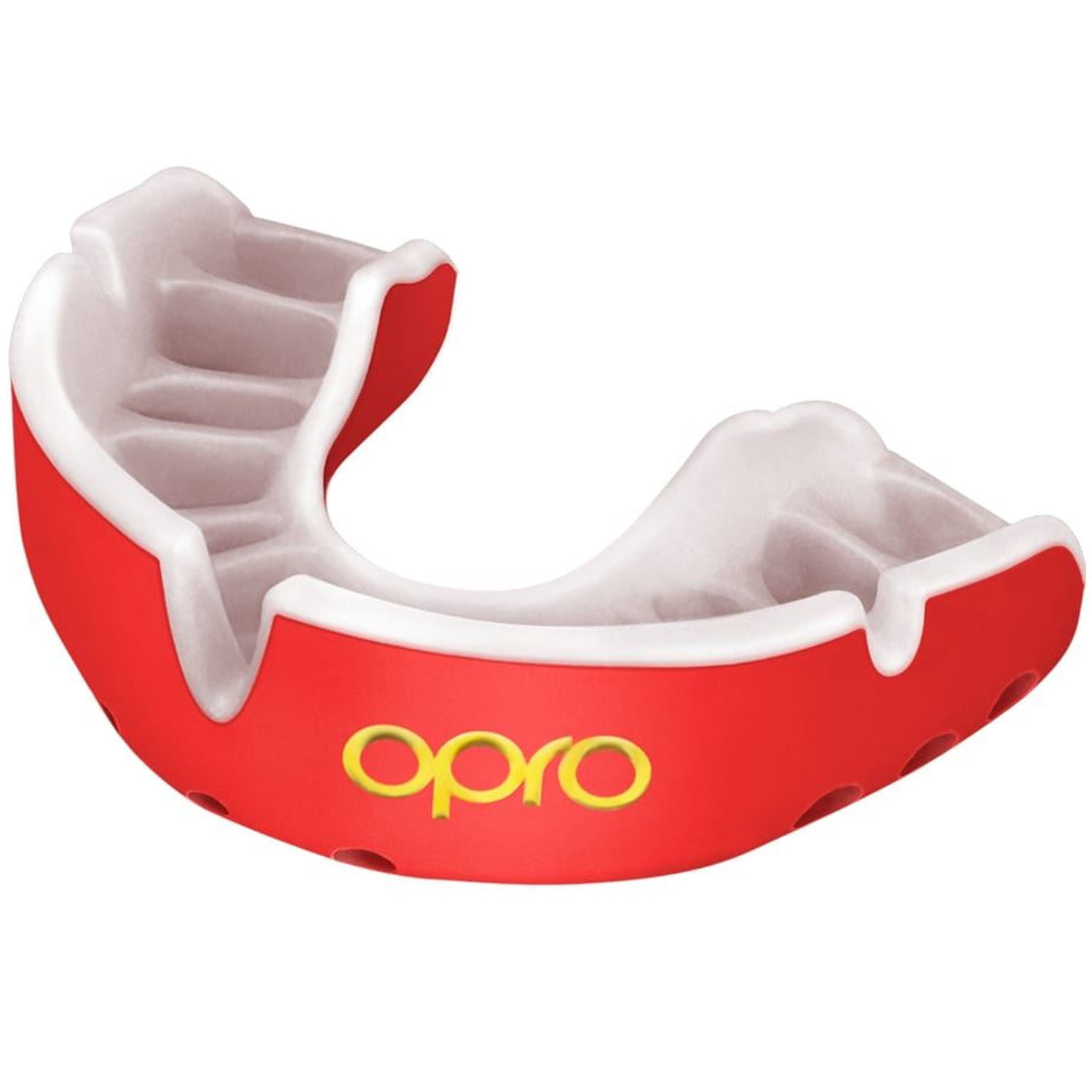 OPRO Mouth Guard, Gold 2022, red-white