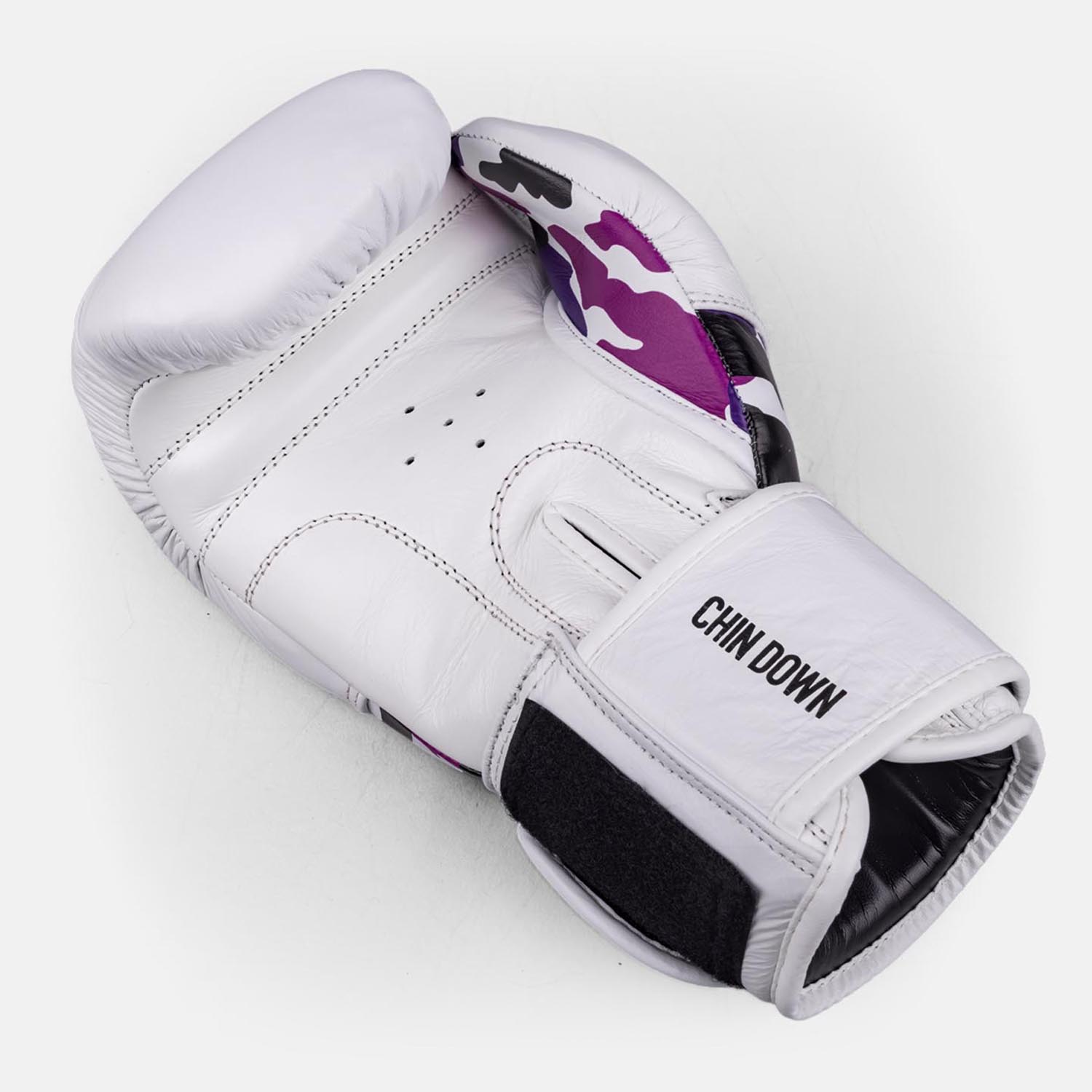 RINGLIFE Boxing Gloves, Unit, white-purple-camo 16 Oz