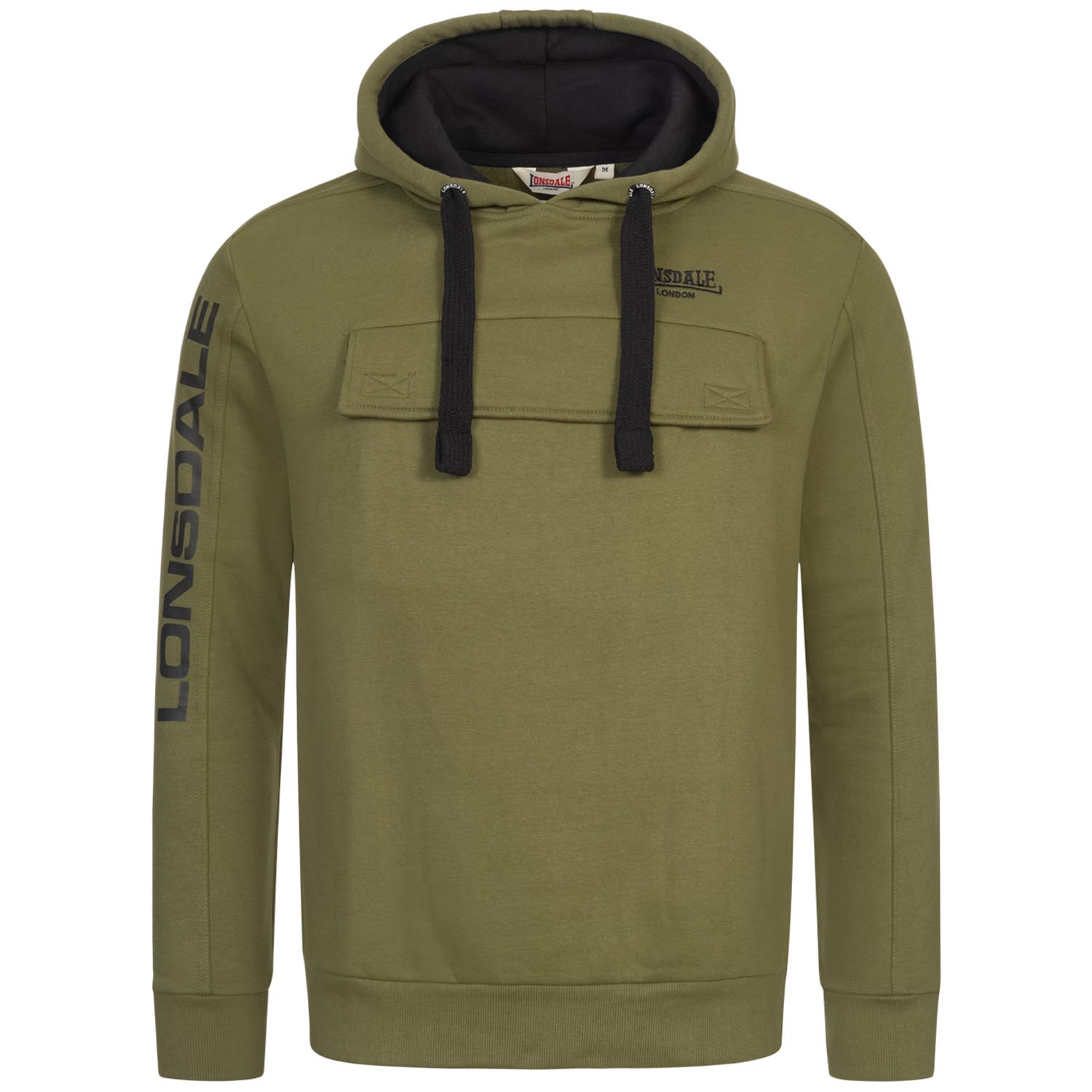 Lonsdale Hoody, Rushen, olive, XL