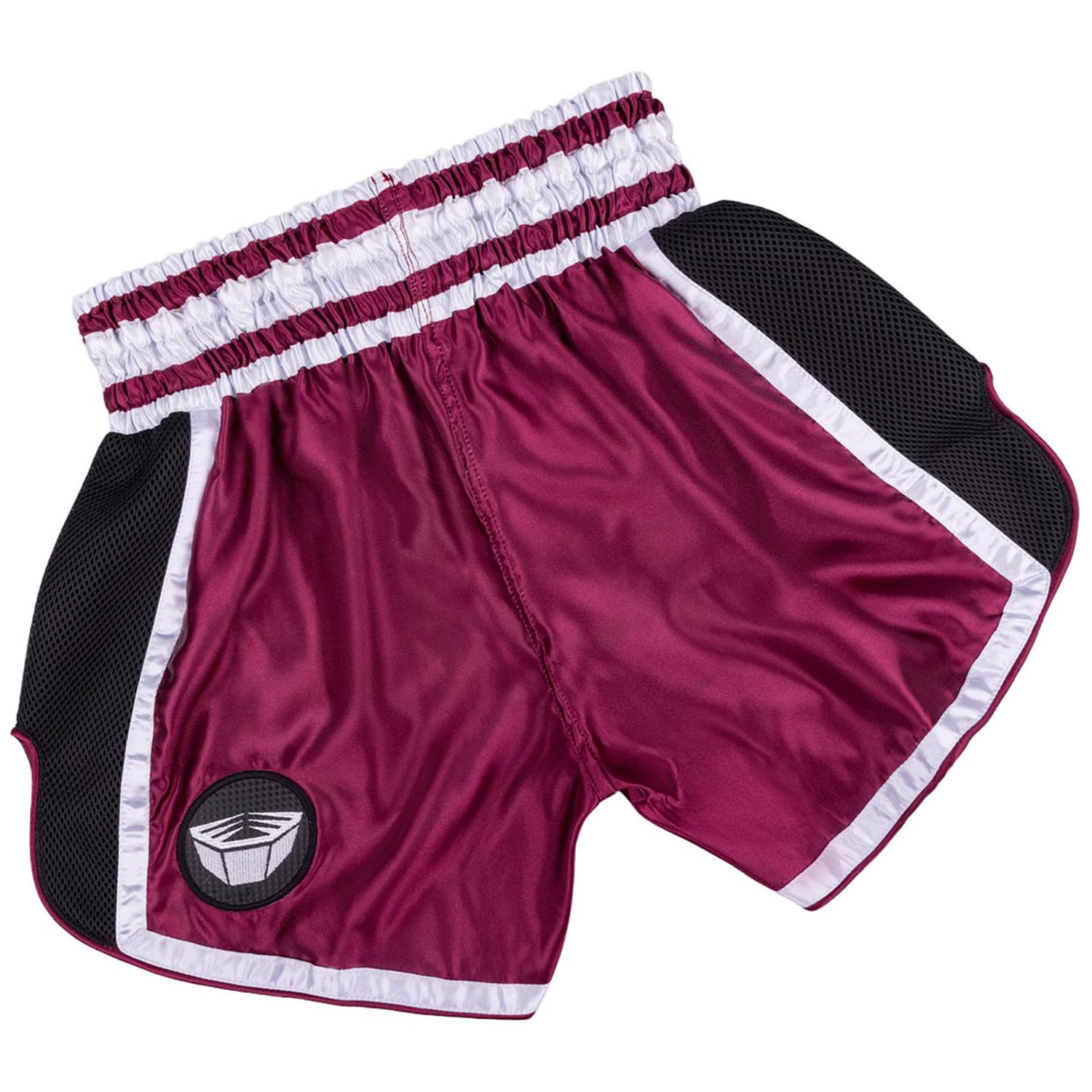 RINGLIFE Muay Thai Shorts, Represent, red-black, S