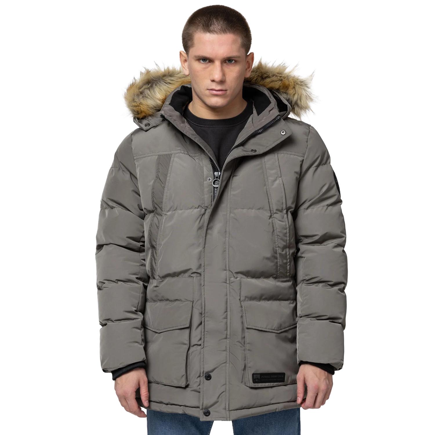 Pit Bull West Coast Jacket, Forest, grey, M