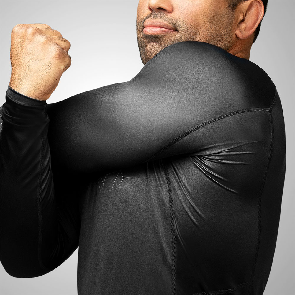 Hayabusa Rashguard, L/S, GEO, grey