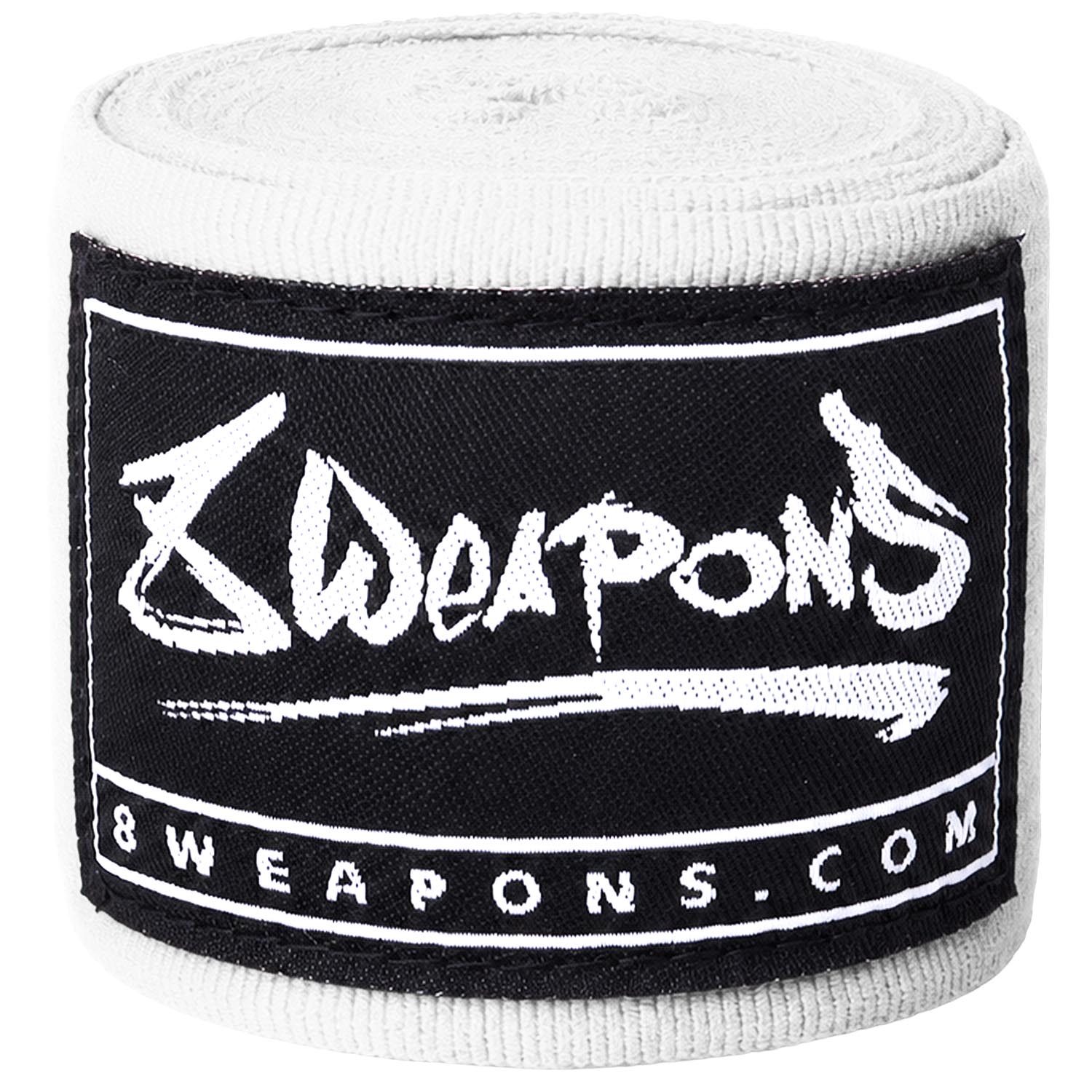8 WEAPONS Hand Wraps, semi-elastic, 3.5 m, white