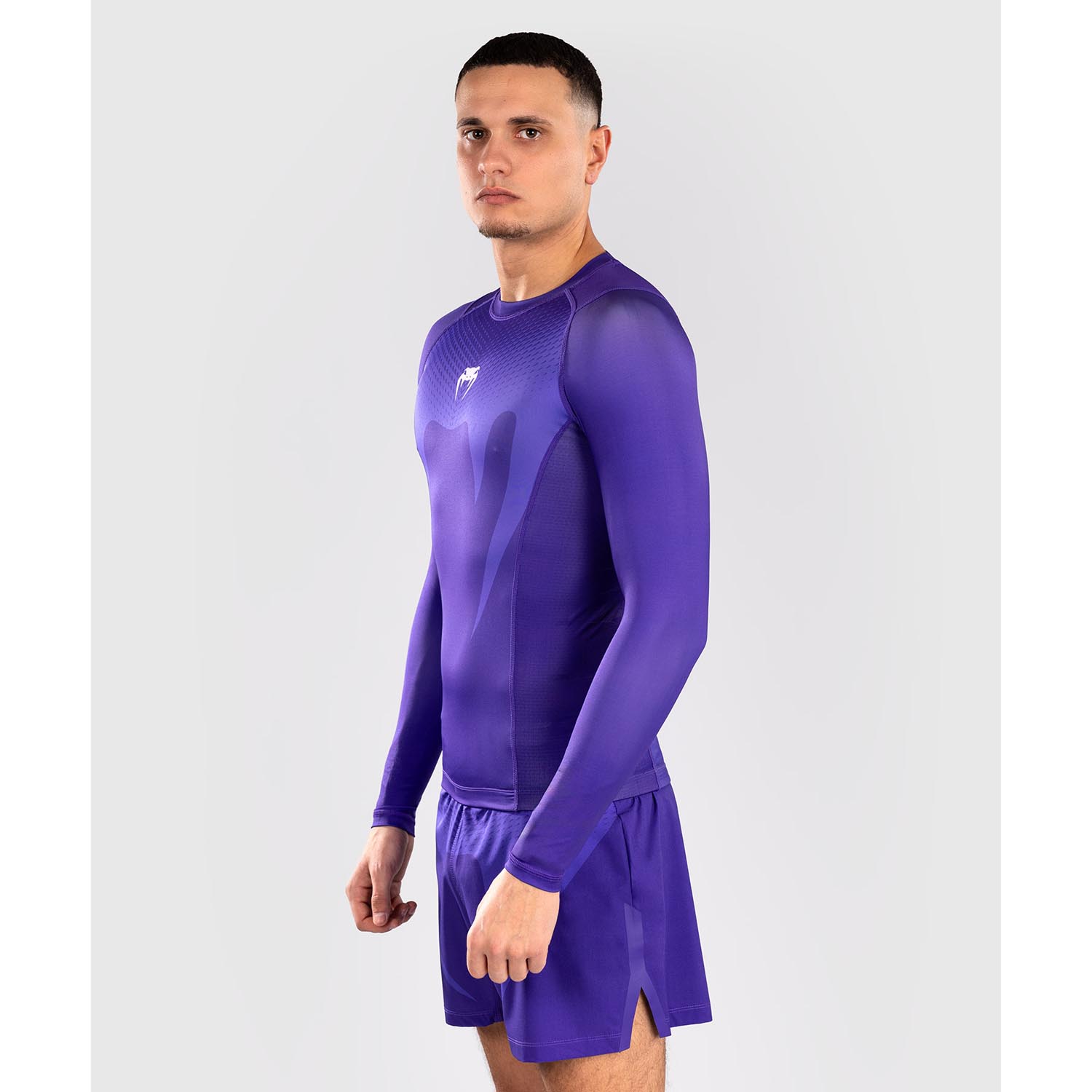 VENUM Rashguards, L/S, No Gi, purple, XXL