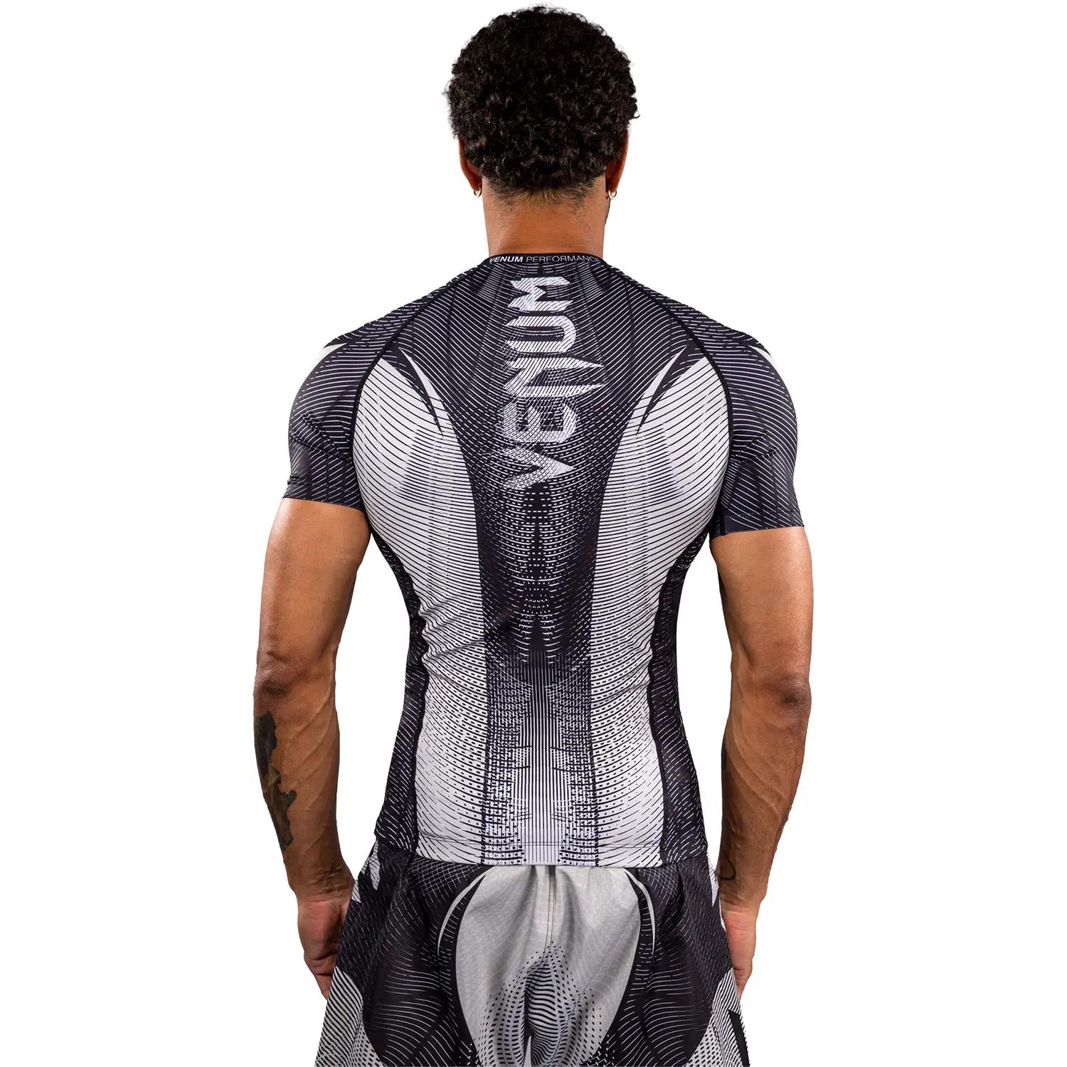 VENUM Rashguard, S/S, Galactic 3.0, white-black, XXL