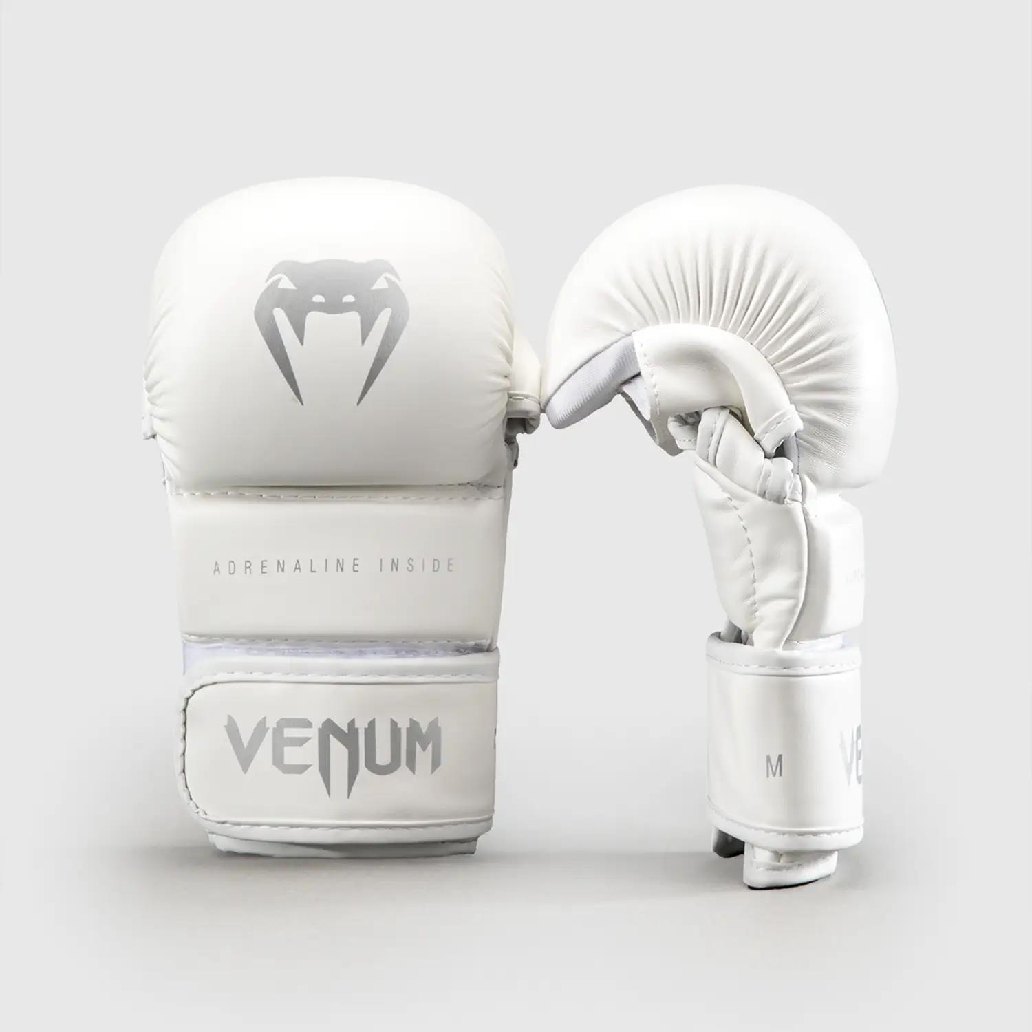 VENUM MMA Sparring Gloves, Contender 1.5, white-silver, L/XL