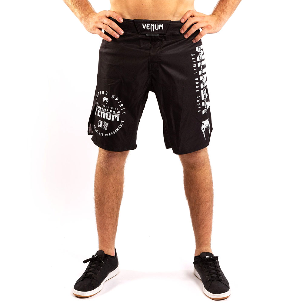VENUM MMA Fight Shorts, Signature, schwarz-weiß