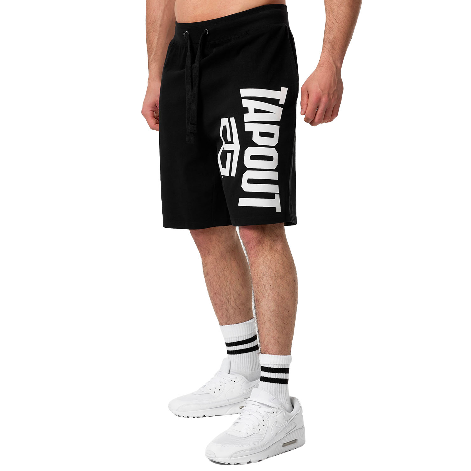 Tapout Fitness Shorts, Active Basic, black-white