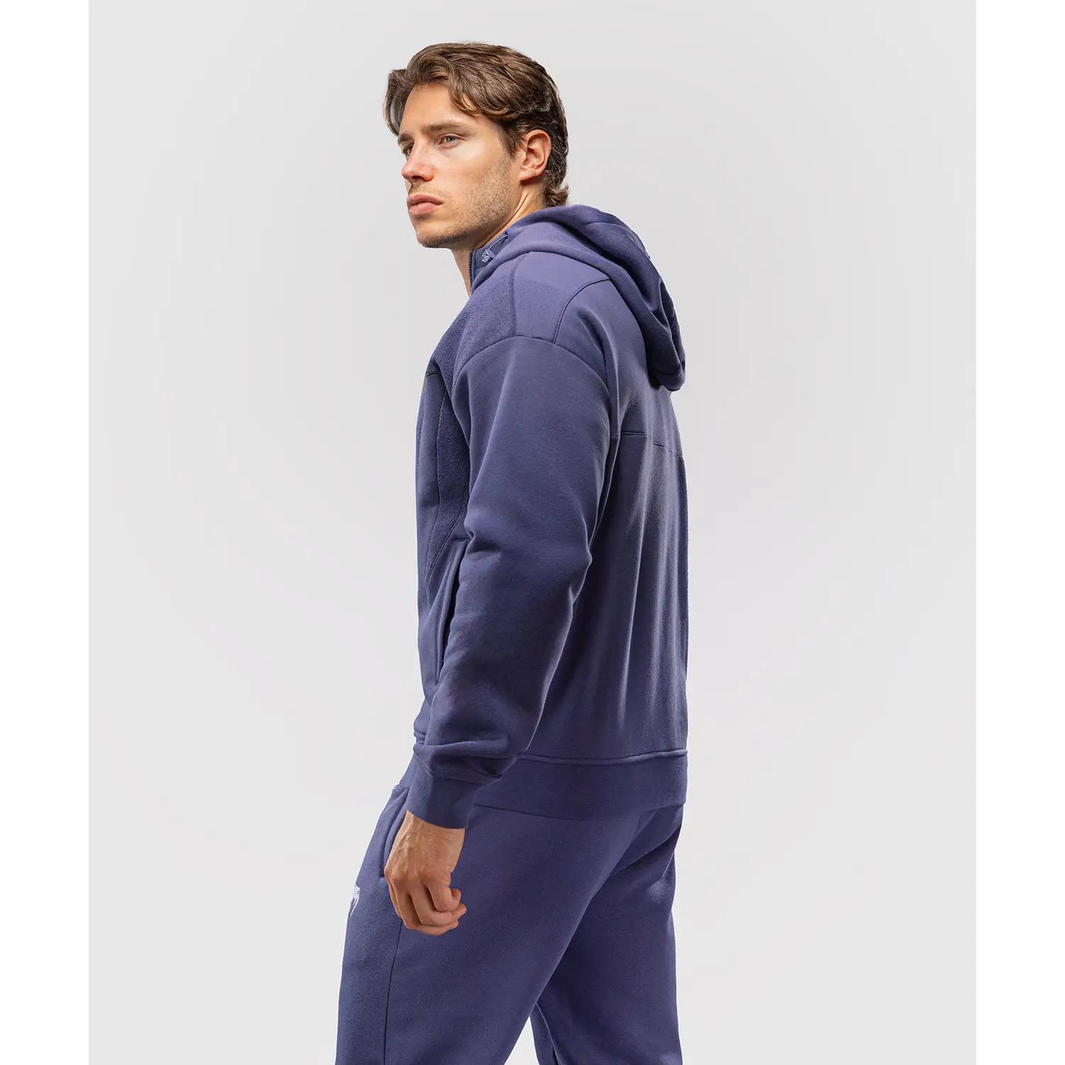 VENUM Zip Hoody, Attack, Fleece & Weave, blue, M