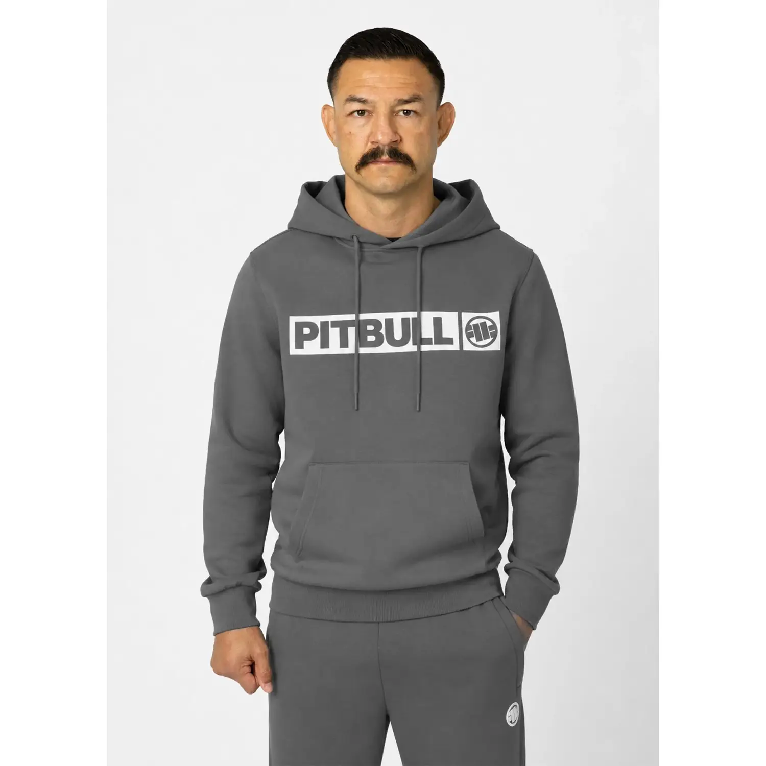 Pit Bull West Coast Hoody, Charger, grey
