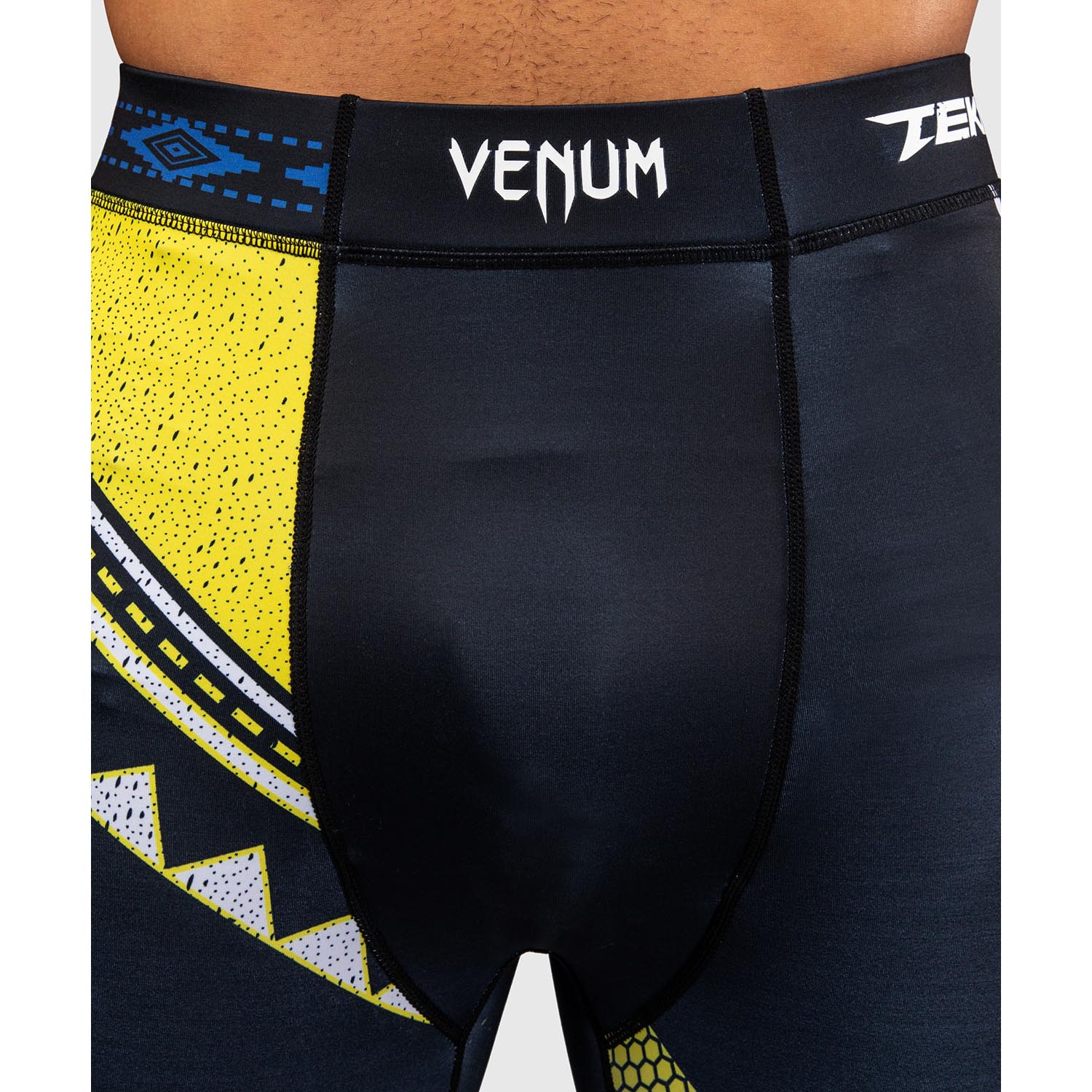 VENUM Compression Pants, Tekken 8, King, black-yellow, M