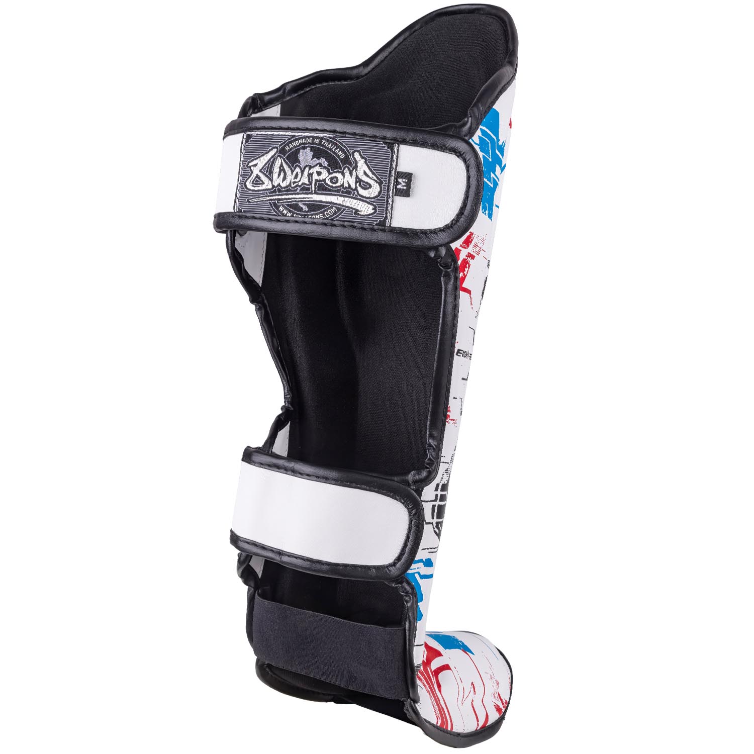 8 WEAPONS Shin Guards, Cut like a Blade 2.0, white, L