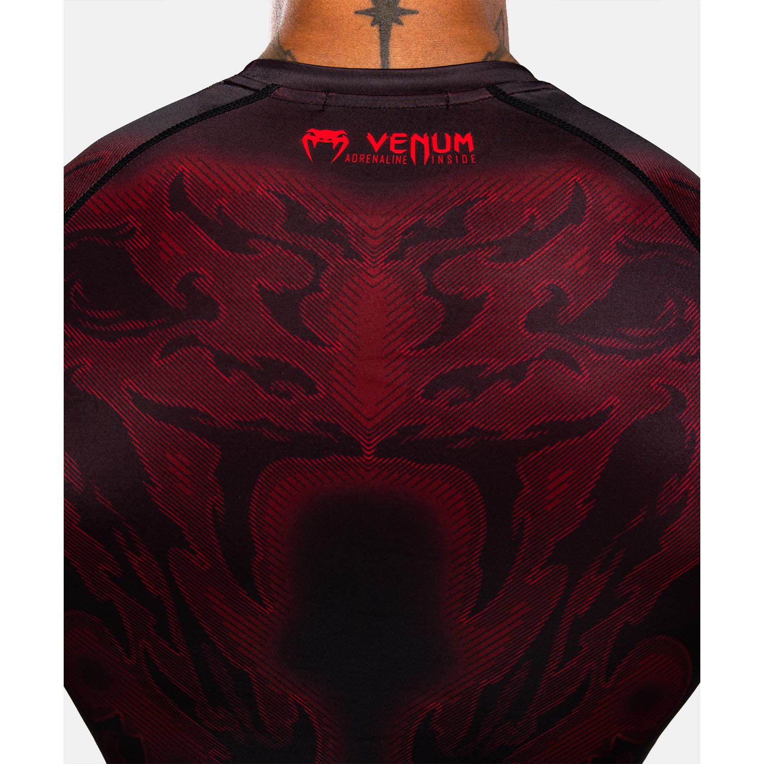 VENUM Rashguard, S/S, Spectre, black-red, L