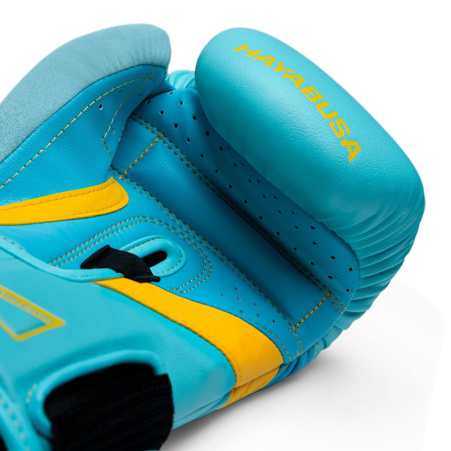 Hayabusa Boxing Gloves, T3, turquoise-yellow, 16 Oz