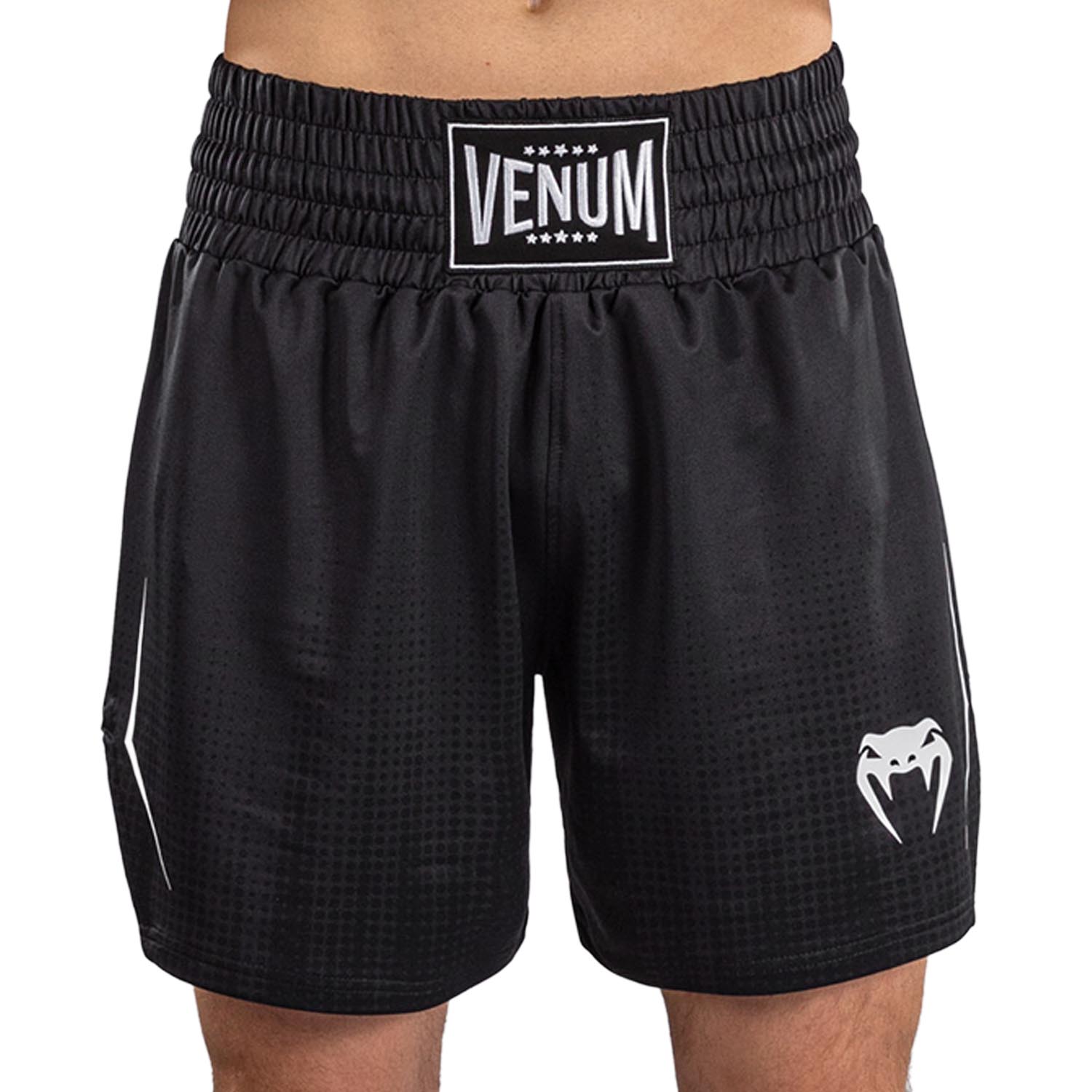 VENUM Boxing Pants, Stealth, black-white, M