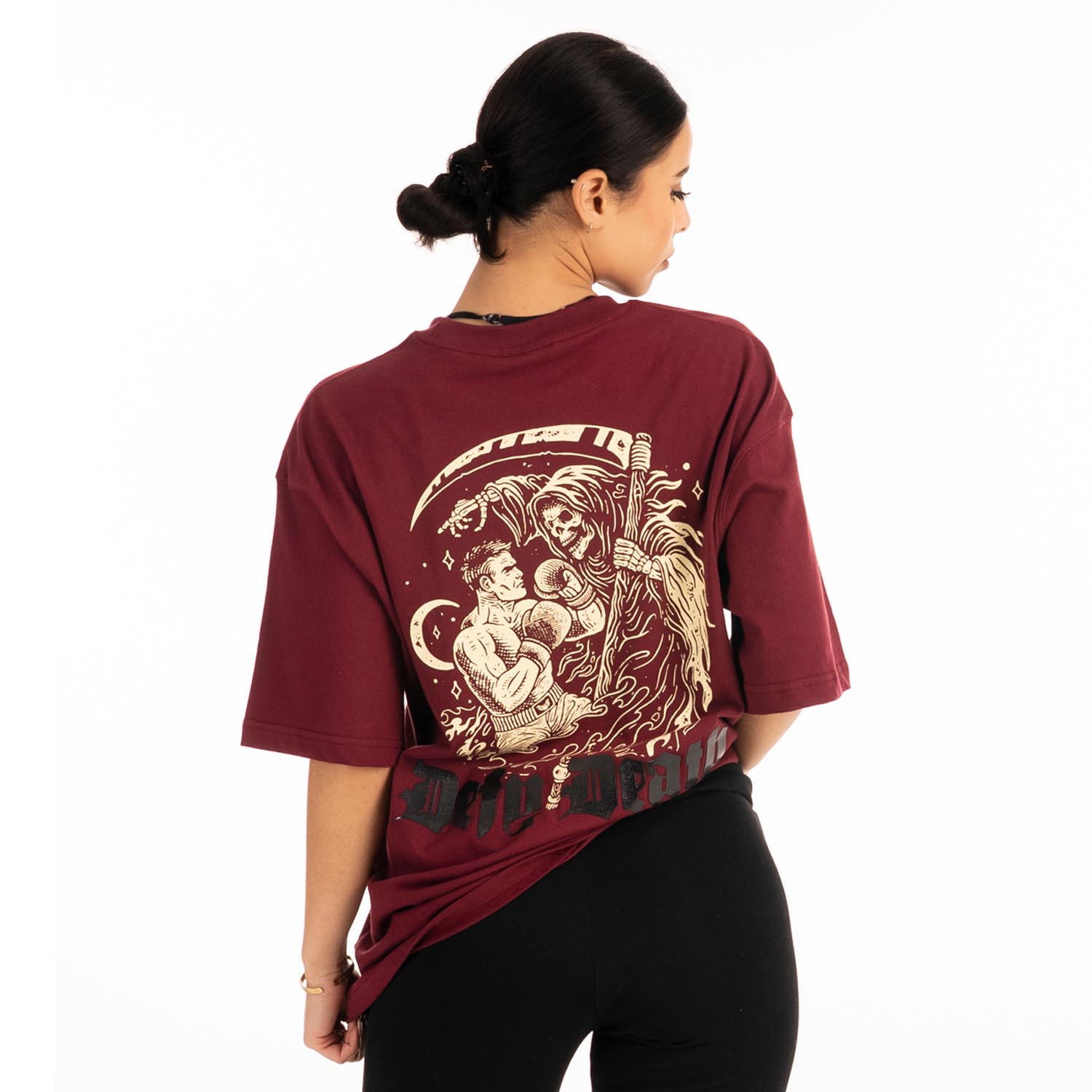 RINGLIFE T-Shirt, Defy Death, dark red, XXL