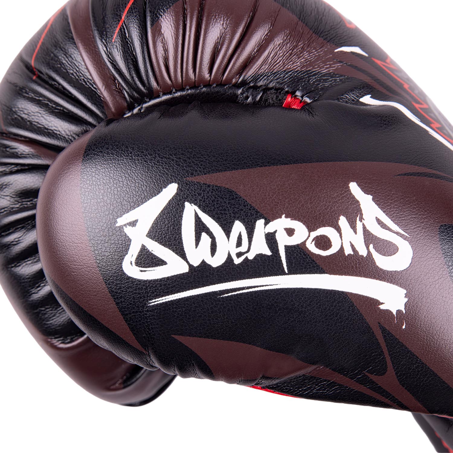 8 WEAPONS Boxing Gloves, Kids, Beastial Wolf, black-red, 4 Oz