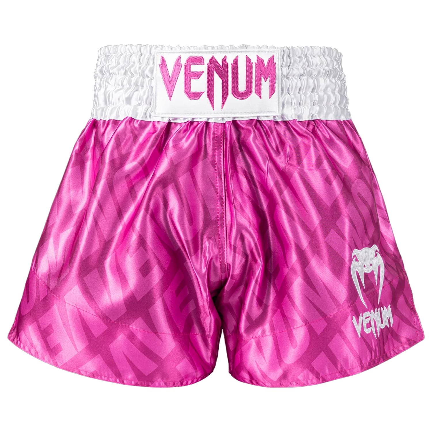 VENUM Muay Thai Shorts, Contender XT, pink-white, XL