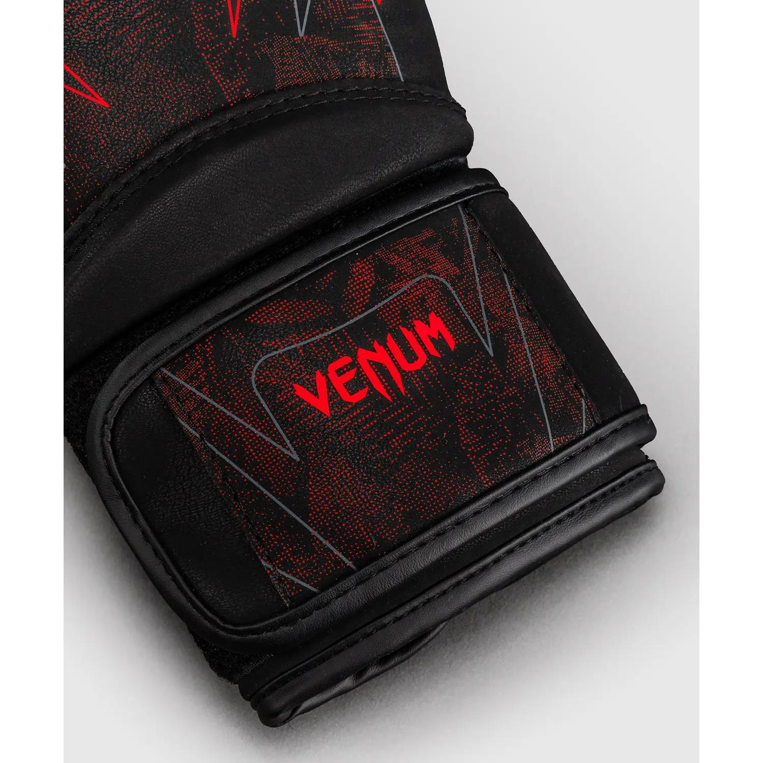 VENUM Boxing Gloves, Impact, Amazonia Reborn, black-red, 16 Oz