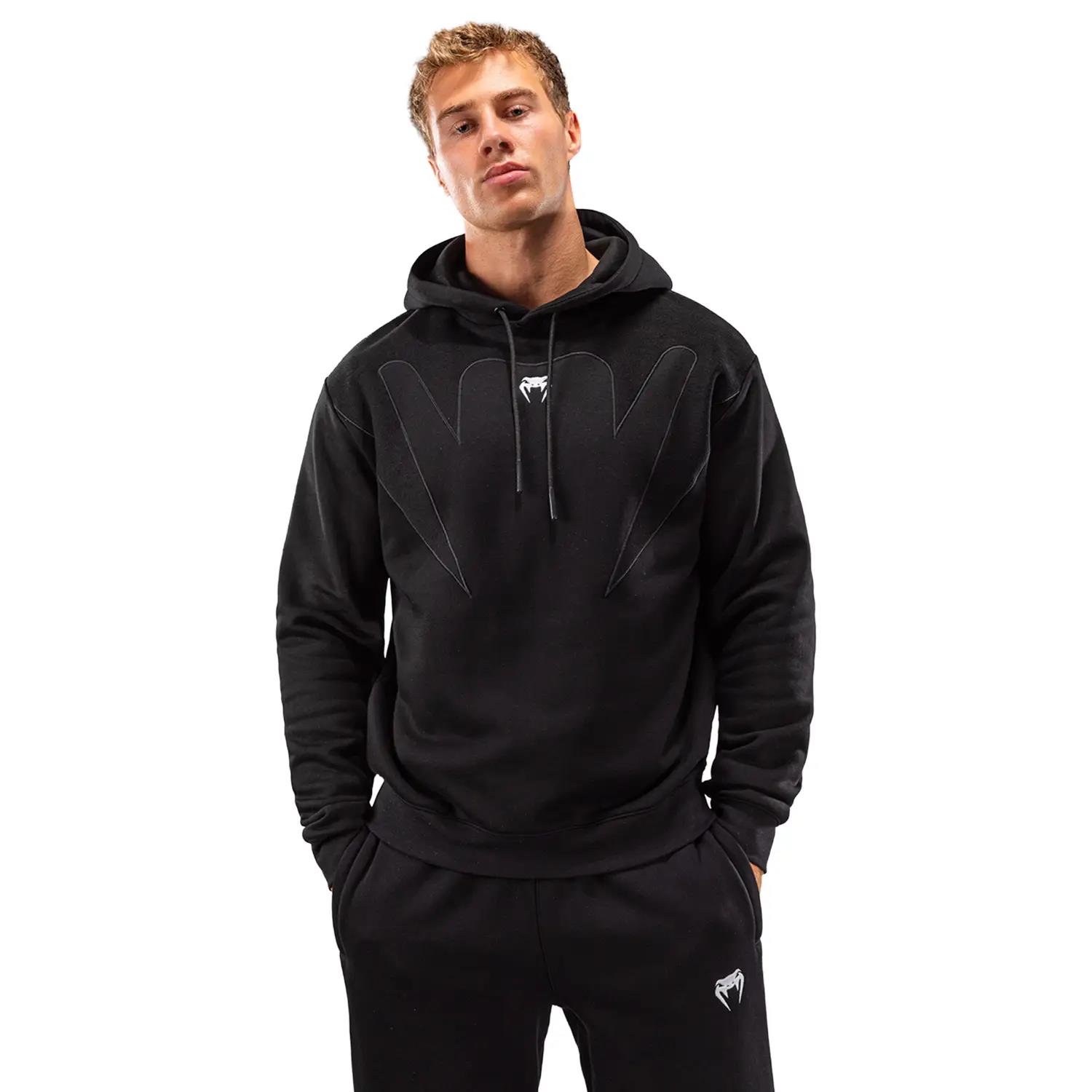 VENUM Hoody, Attack, Fleece & Weave, black, M