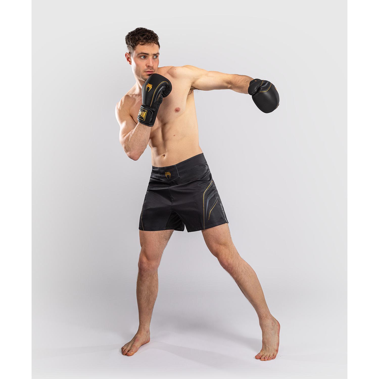 VENUM MMA Fight Shorts, Streamline, black-gold, XXL