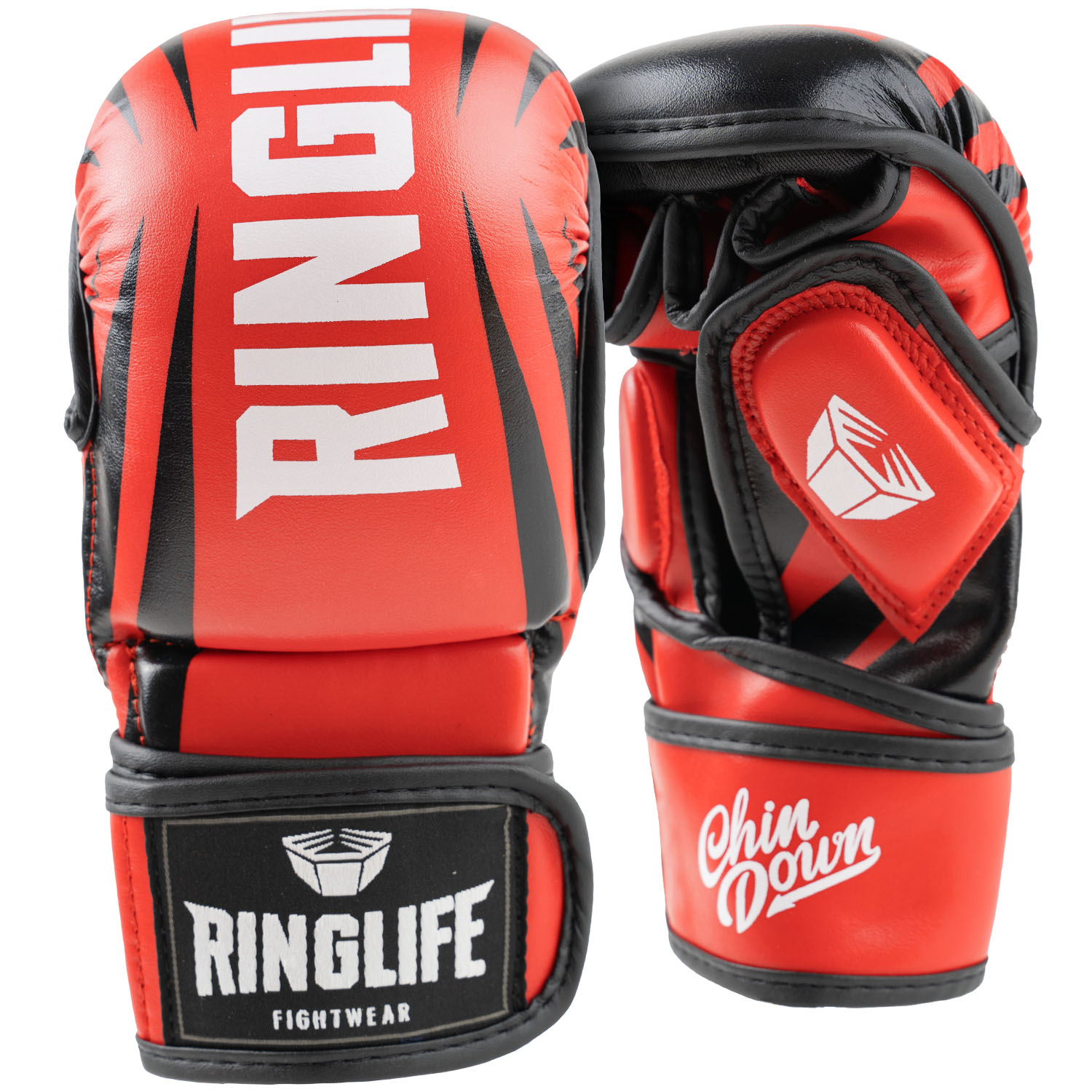 RINGLIFE MMA Sparring Handschuhe - No.1 rot-schwarz