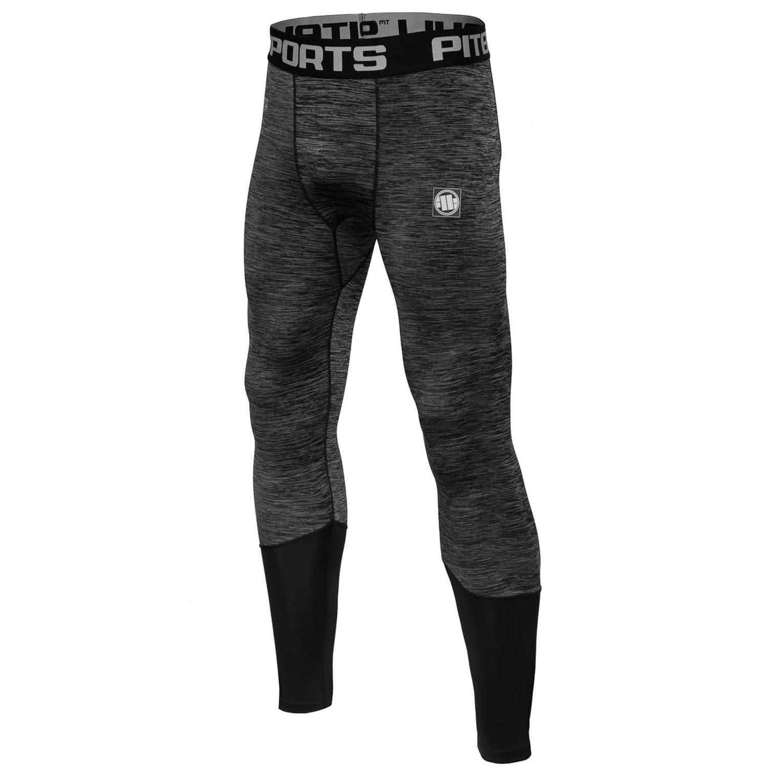 Pit Bull West Coast Compression Pants, Performance, Small Logo, dark grey, XXXL