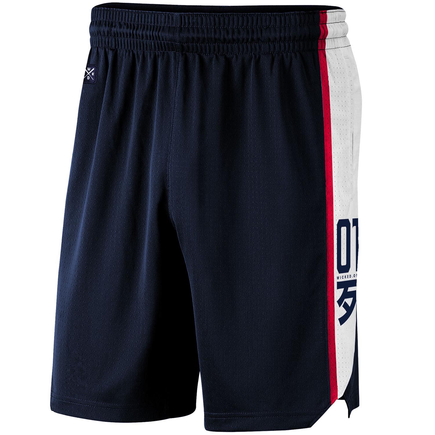 Wicked One Fitness Shorts, Indian, navy