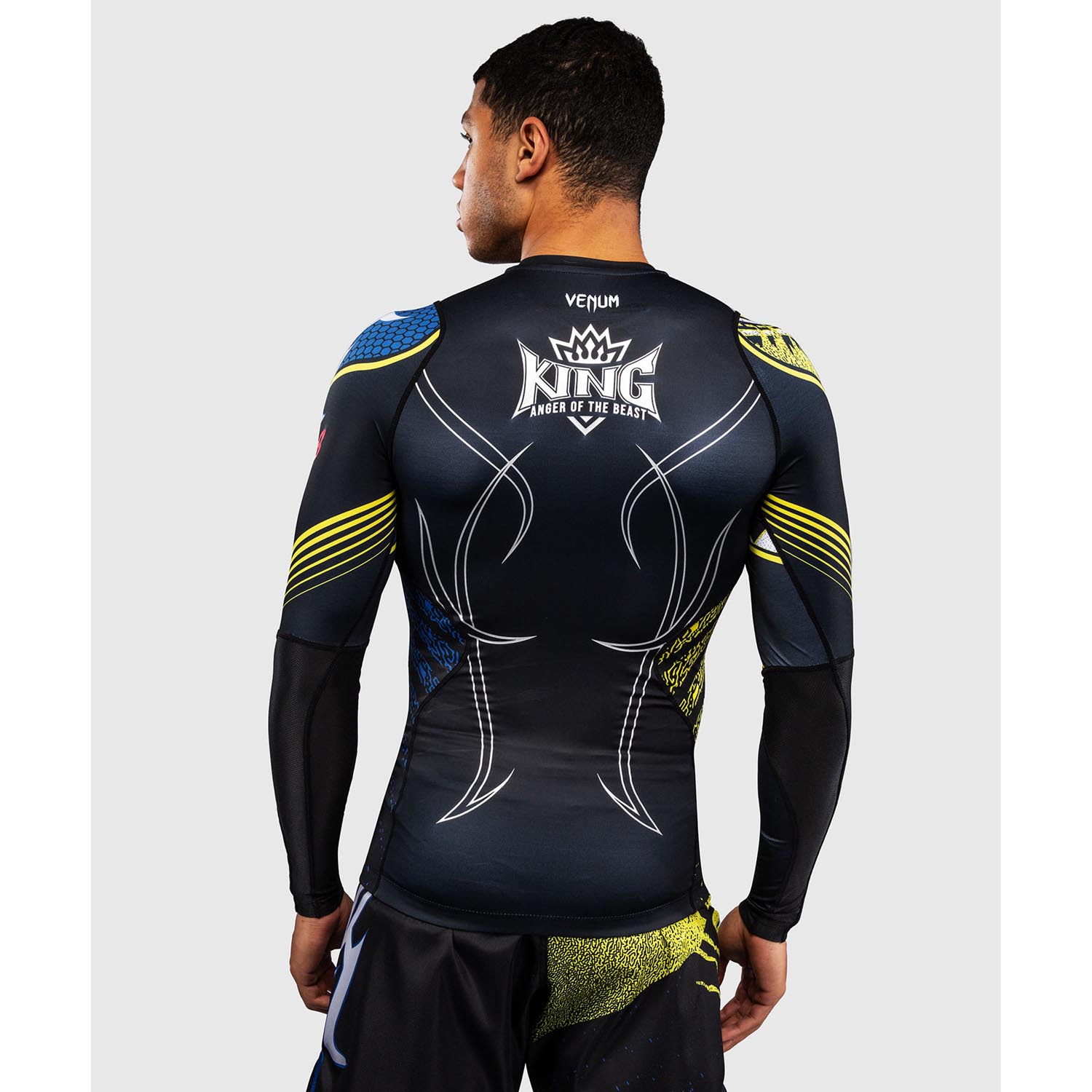 VENUM Rashguard, L/S, Tekken 8, King, black-yellow, XXL