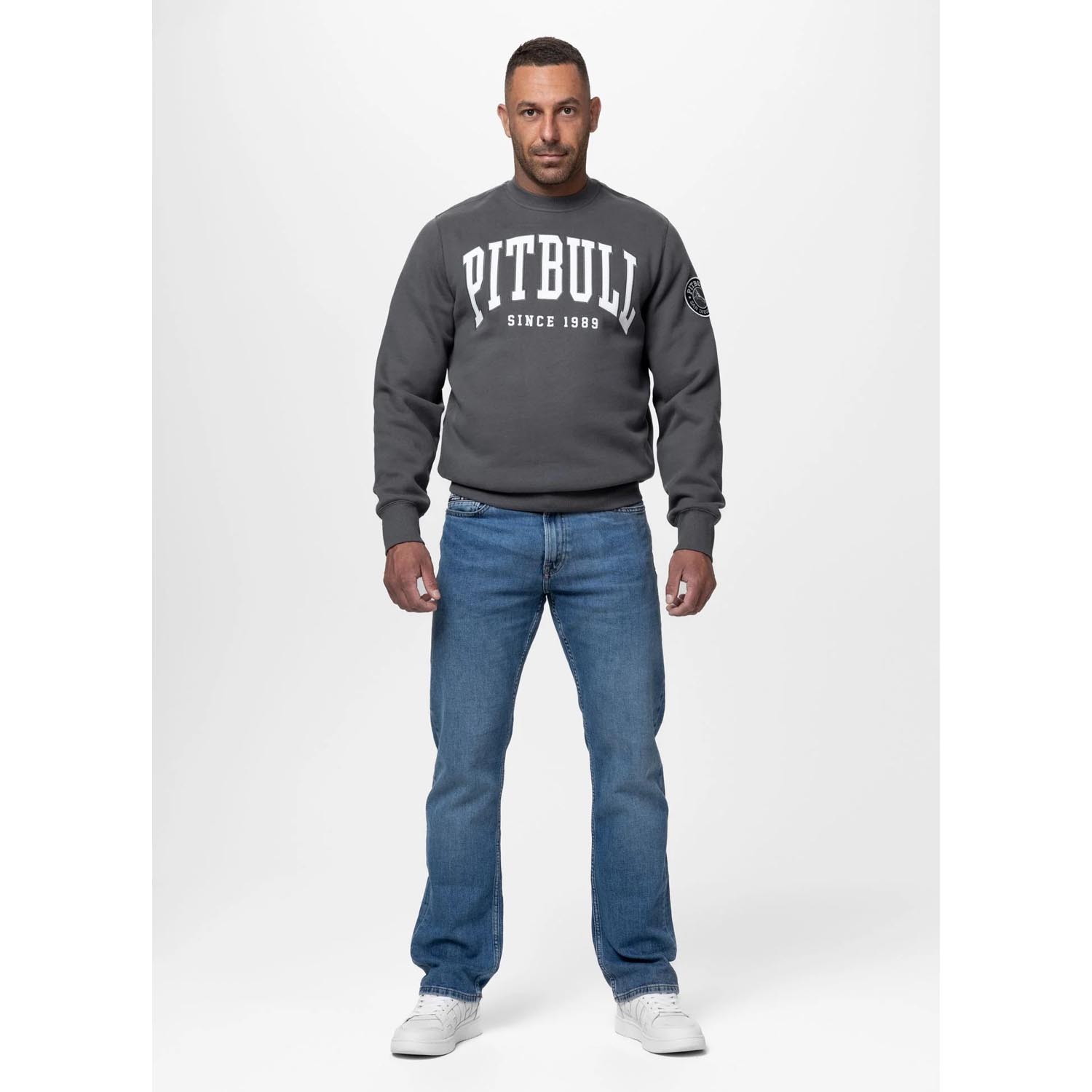 Pit Bull West Coast Pullover, Norton, grey, XXXL