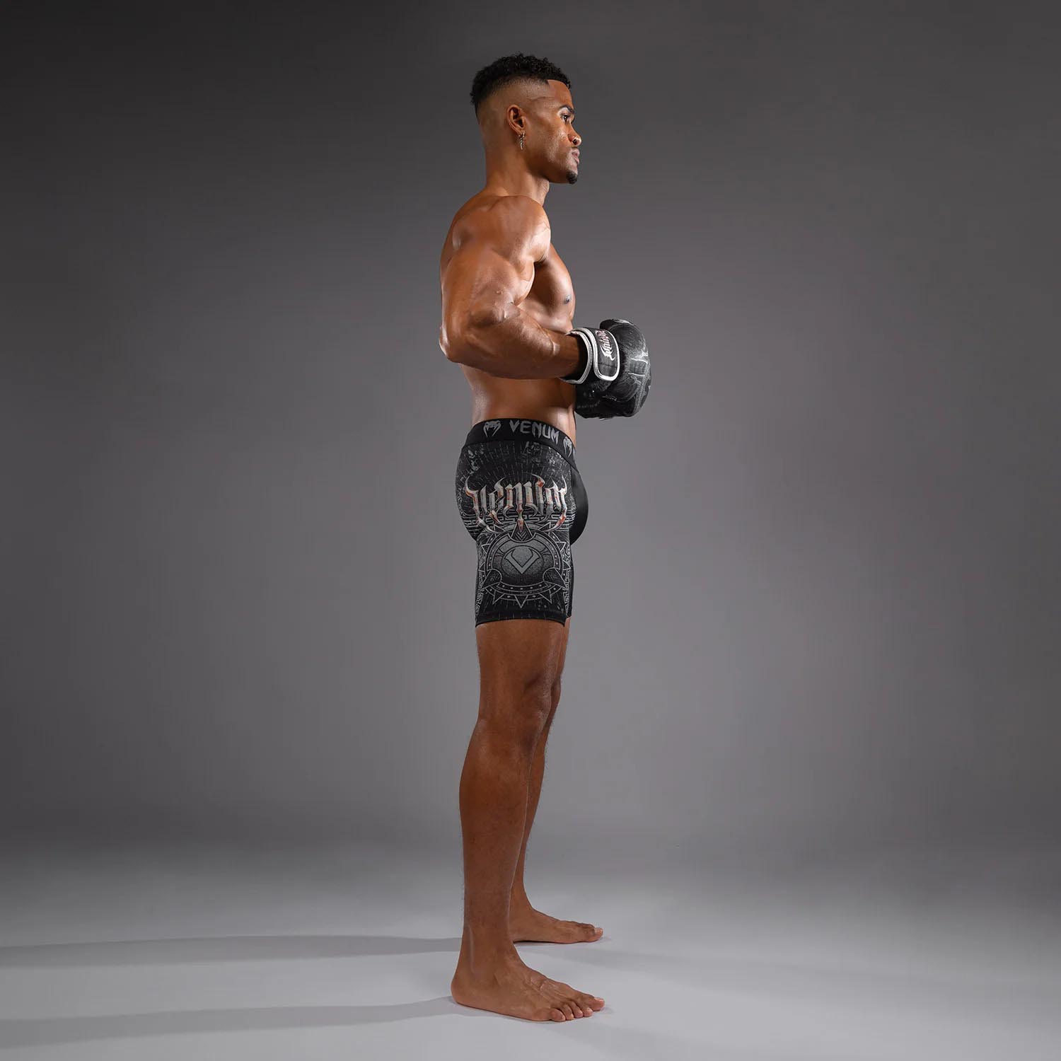 VENUM Compression Shorts, GLDTR 4.0, black-silver, XXL