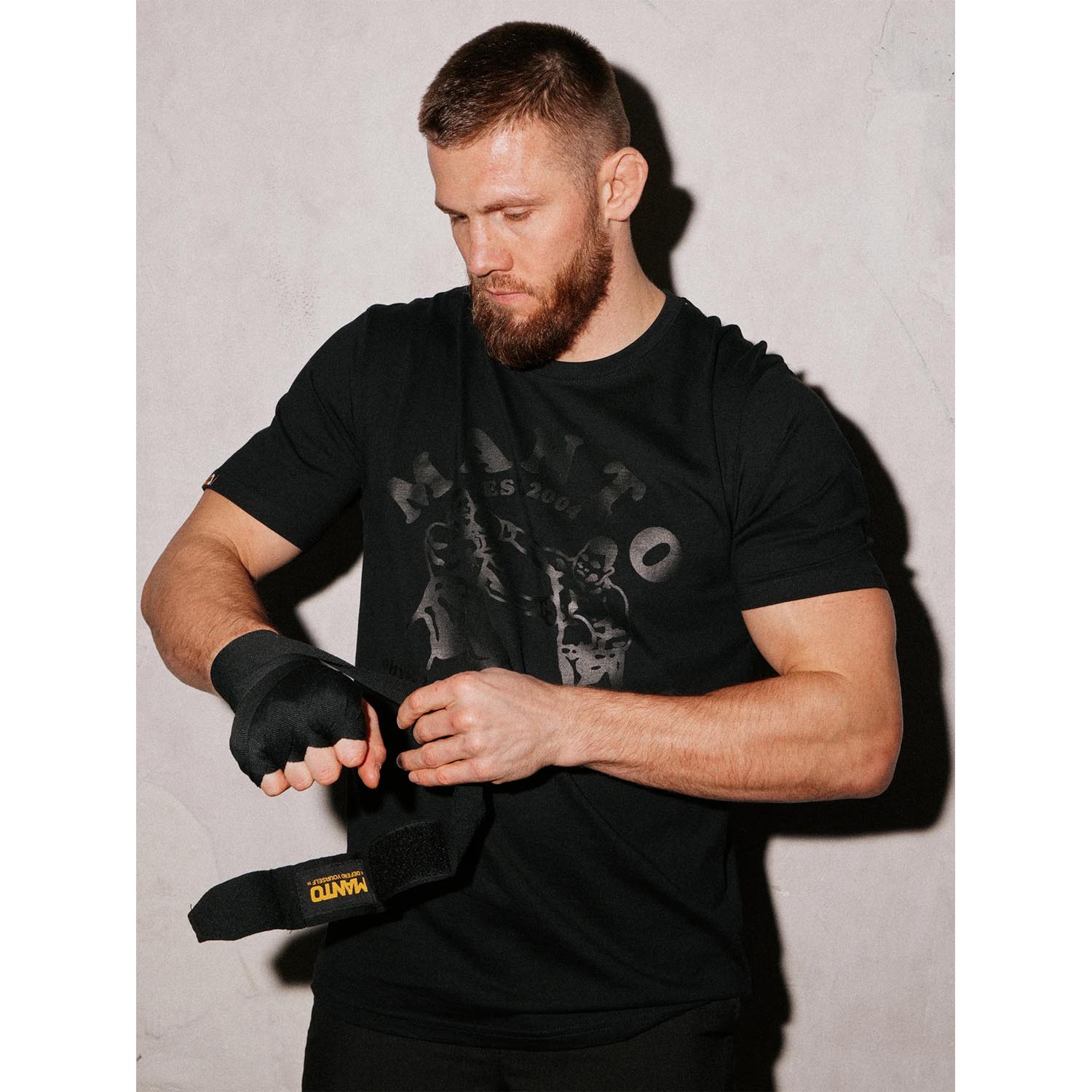 MANTO T-Shirt, Boxeo, black, M