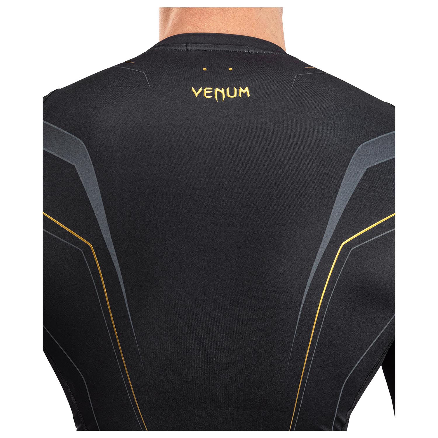 VENUM Rashguard, L/S, Streamline, black-gold, M