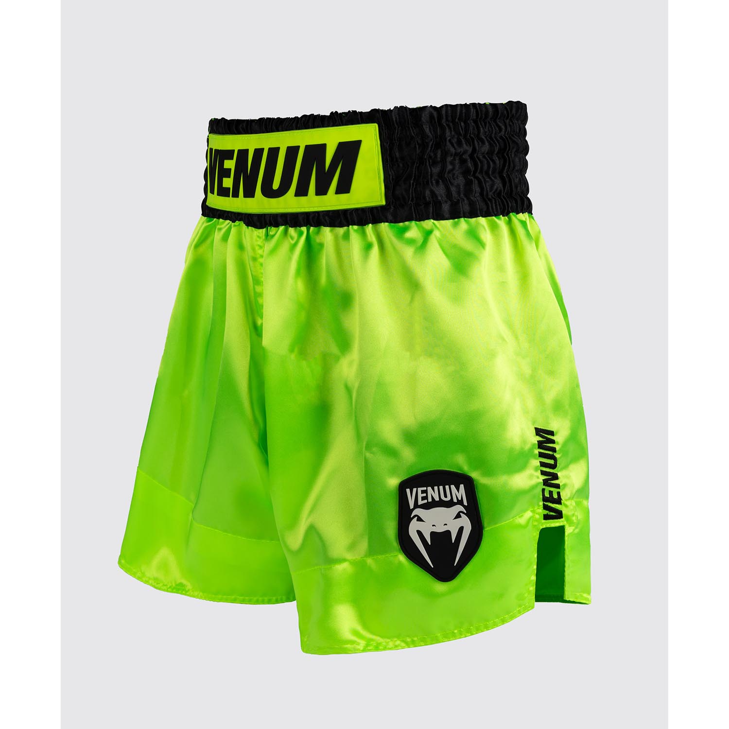 VENUM Muay Thai Shorts, Classic Evo, neon yellow-black, XXL