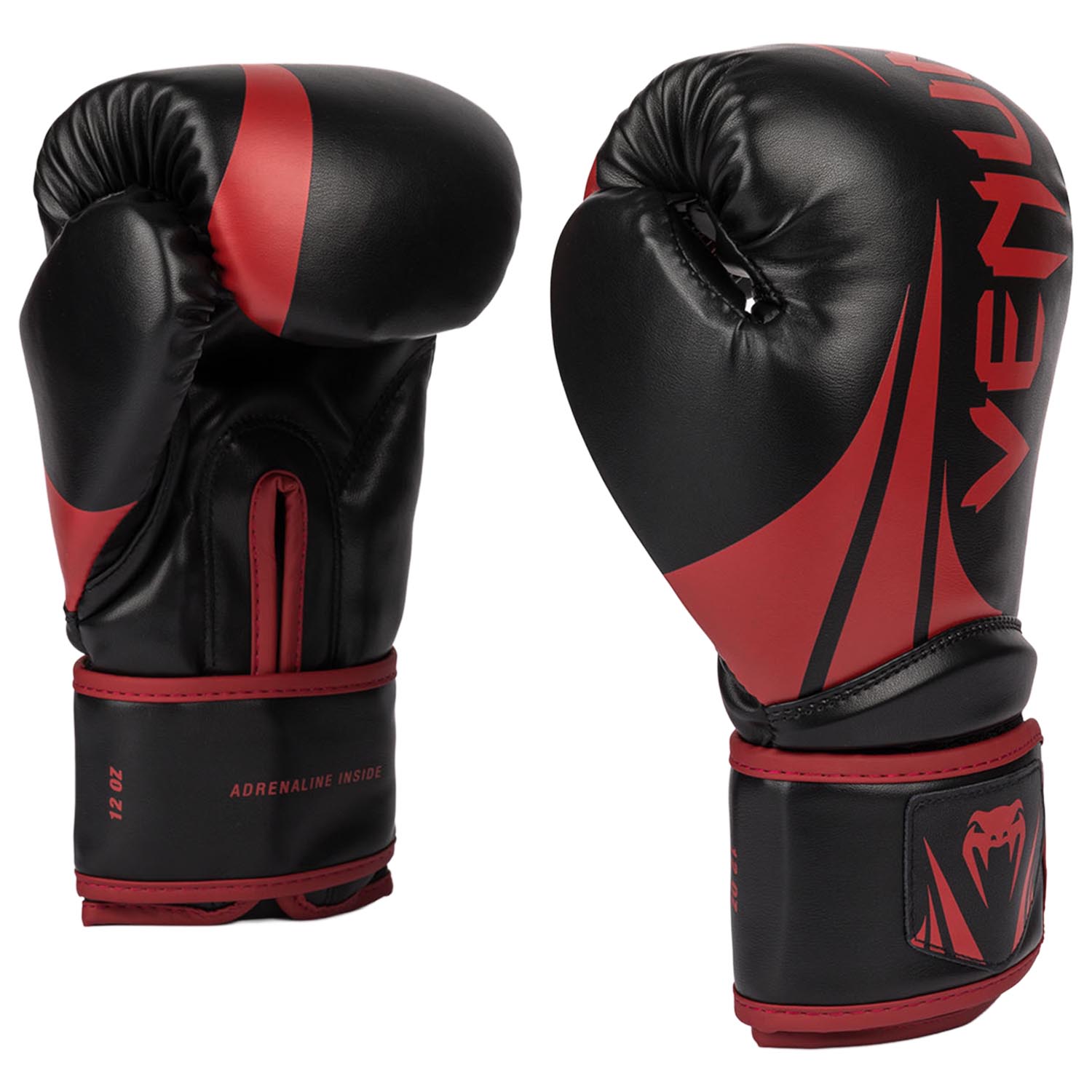 VENUM Boxing Gloves, Challenger 2.5, black-red, 14 Oz