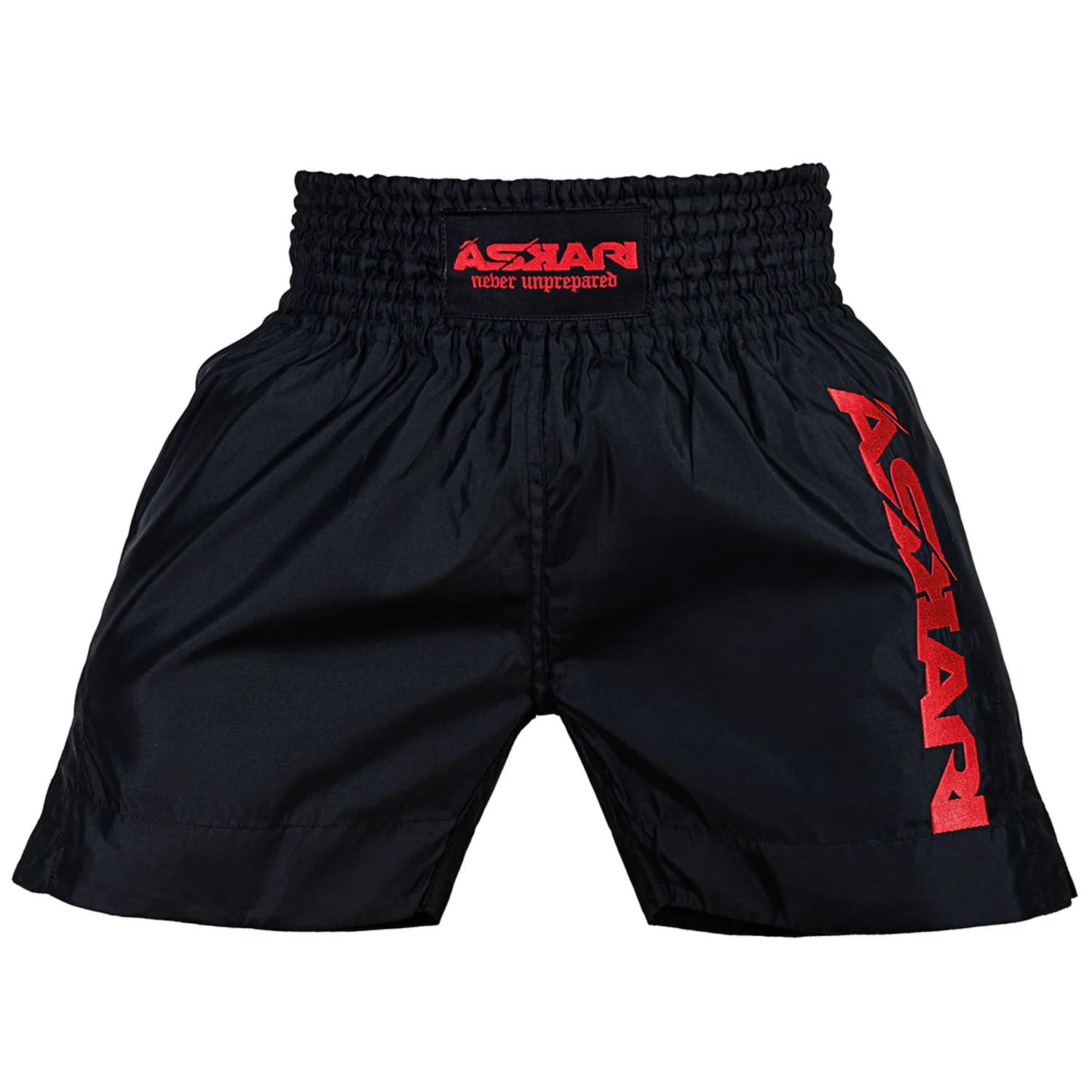 ASKARI Boxing Pants, Boxeo, black-red, XXL