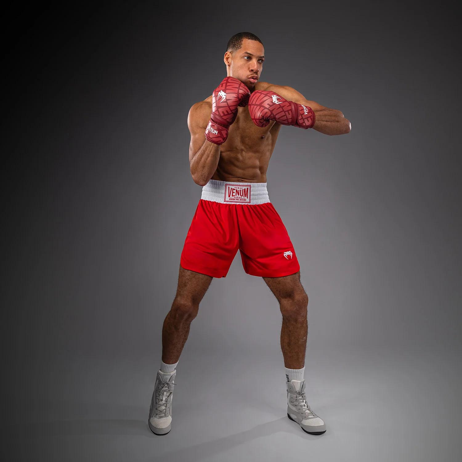 VENUM Boxing Pants, Classic, red, L