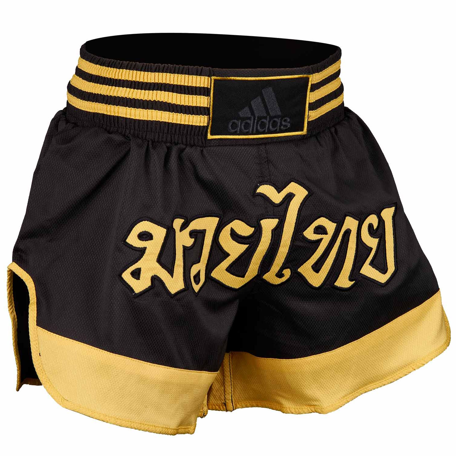 adidas Muay Thai Shorts, ADISTH02, black-gold M