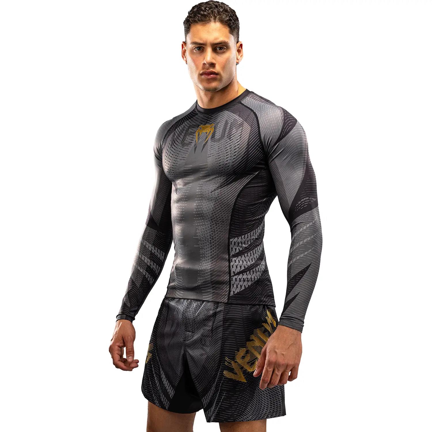 VENUM Rashguard, L/S, Galactic 3.0, black-gold, M