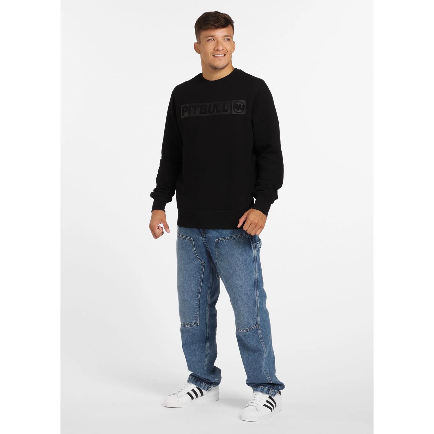 Pit Bull West Coast Crewneck, Hilltop, black, XXXL