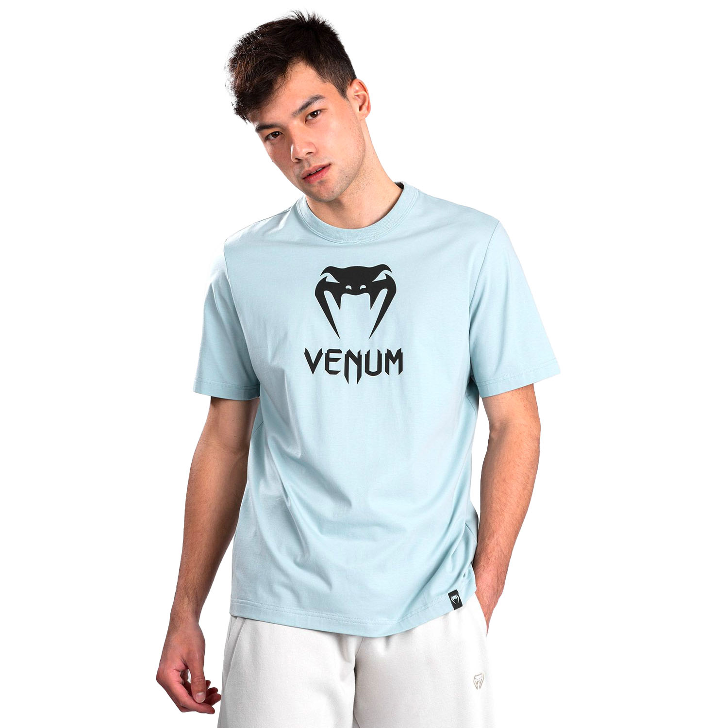 VENUM T-Shirt, Classic, hellblau-schwarz