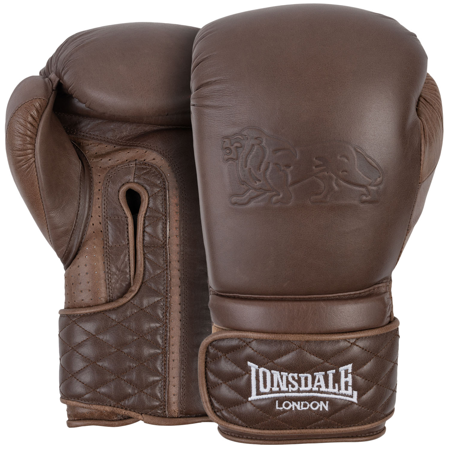 Lonsdale Boxing Gloves, Vintage Spar, brown, 10 Oz