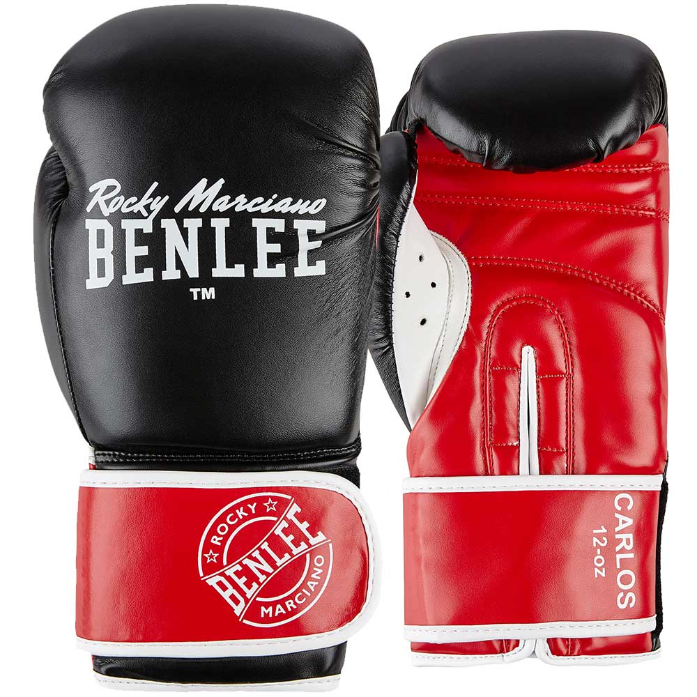 BENLEE Boxhandschuhe, Carlos, schwarz-rot, 12 Oz
