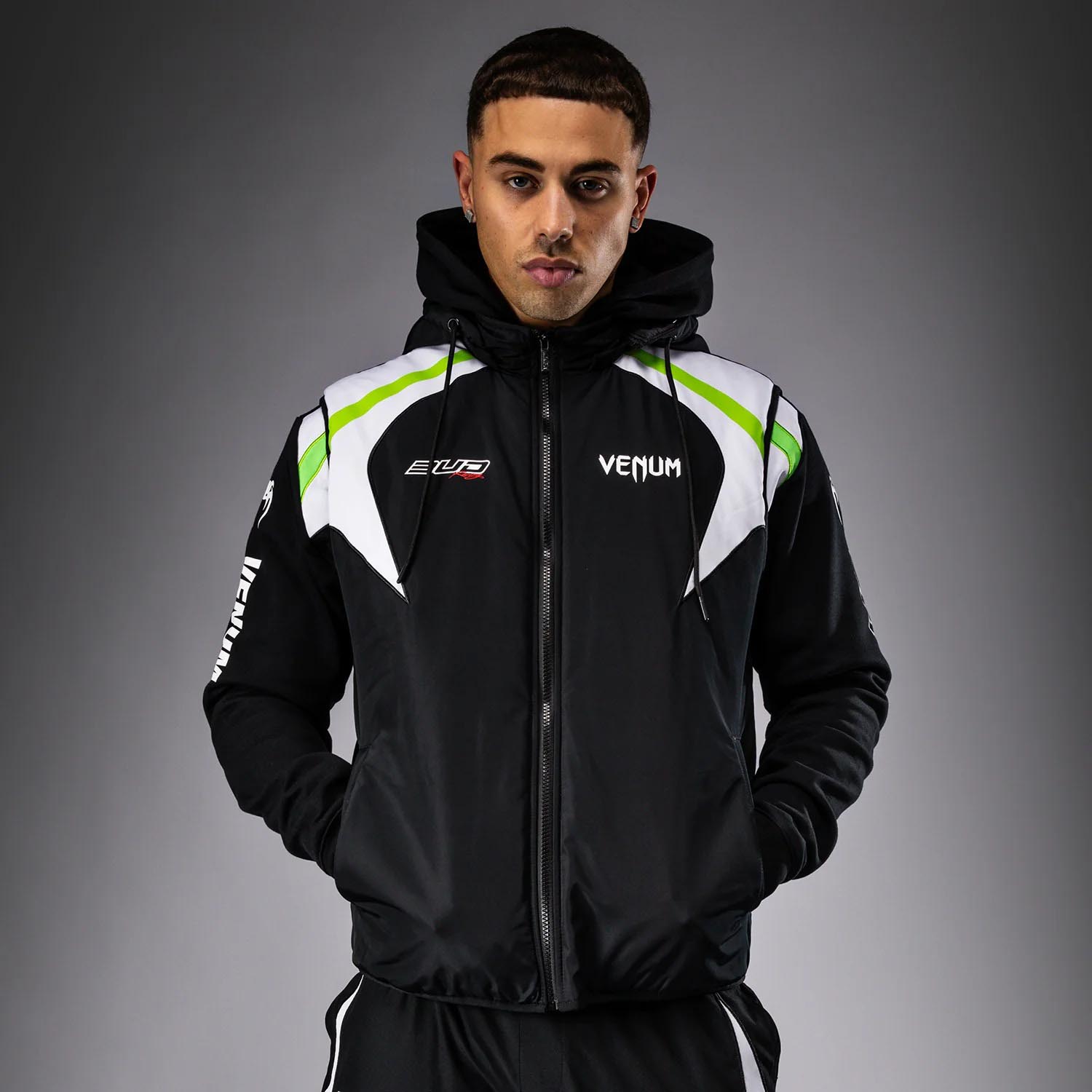 VENUM Training Vest, Bud Racing, black-white-green, XXL