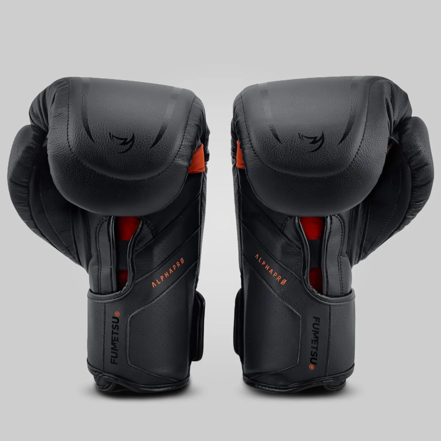 Fumetsu Boxing Gloves, Alpha Pro MK2, black, 16 Oz