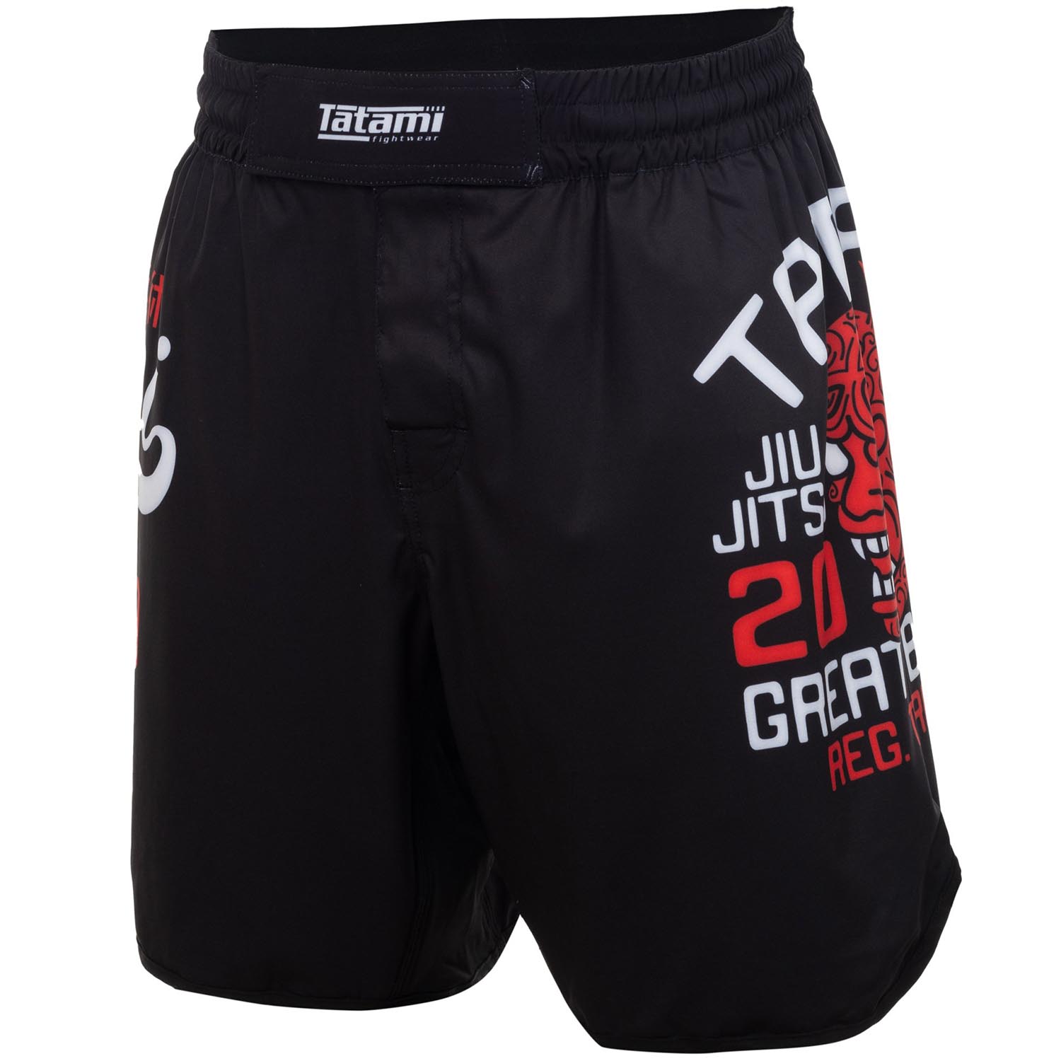 Tatami MMA Fight Shorts, Serpent, black-red, S